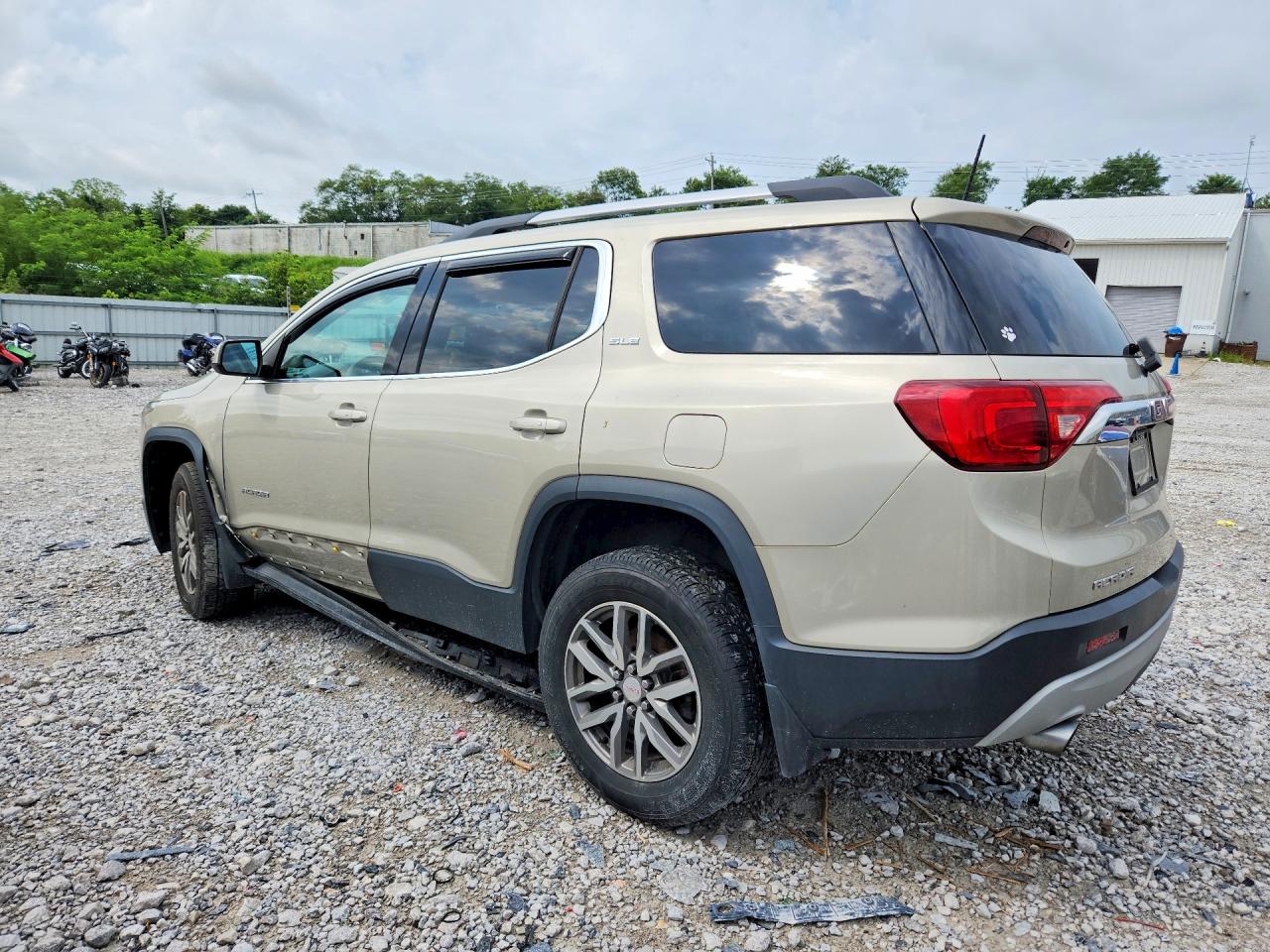 2017 Gmc Acadia Sle Бежевый vin: 1GKKNSLS7HZ138875