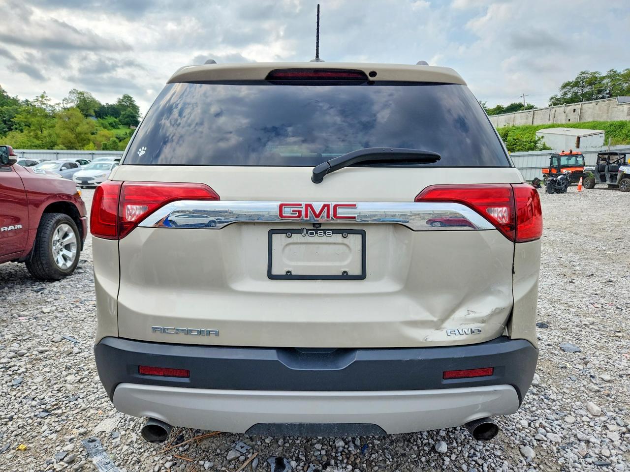 2017 Gmc Acadia Sle Бежевый vin: 1GKKNSLS7HZ138875