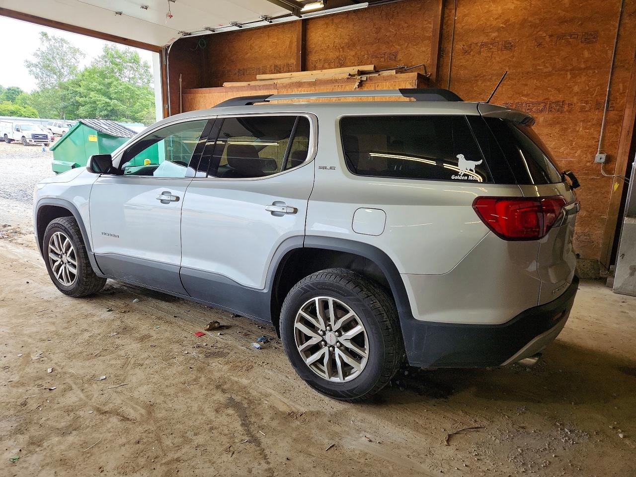 2017 Gmc Acadia Sle Silver vin: 1GKKNSLS7HZ311410