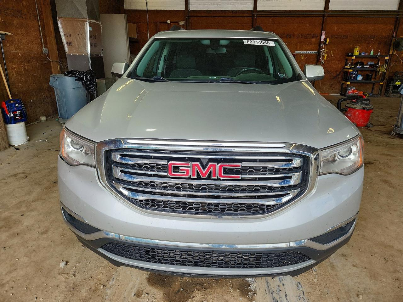 2017 Gmc Acadia Sle Silver vin: 1GKKNSLS7HZ311410
