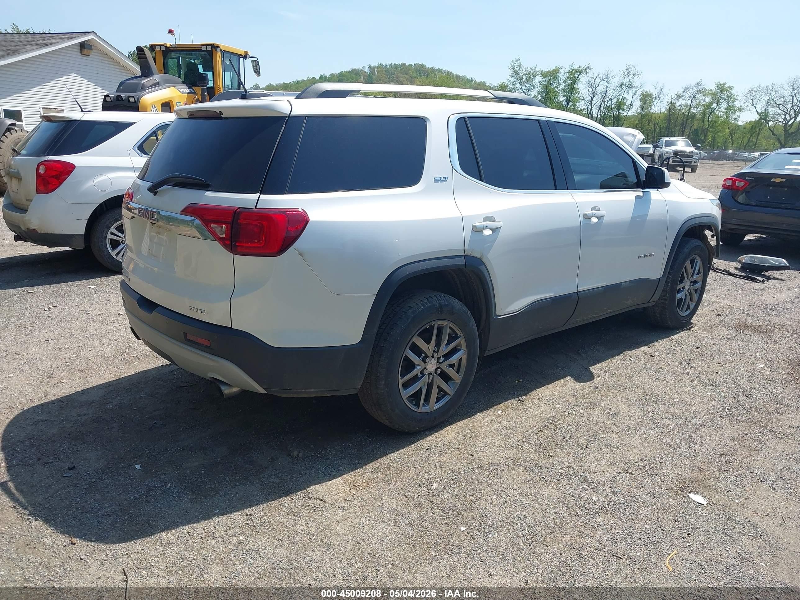 2017 Gmc Acadia Slt-1 White vin: 1GKKNULS8HZ286237