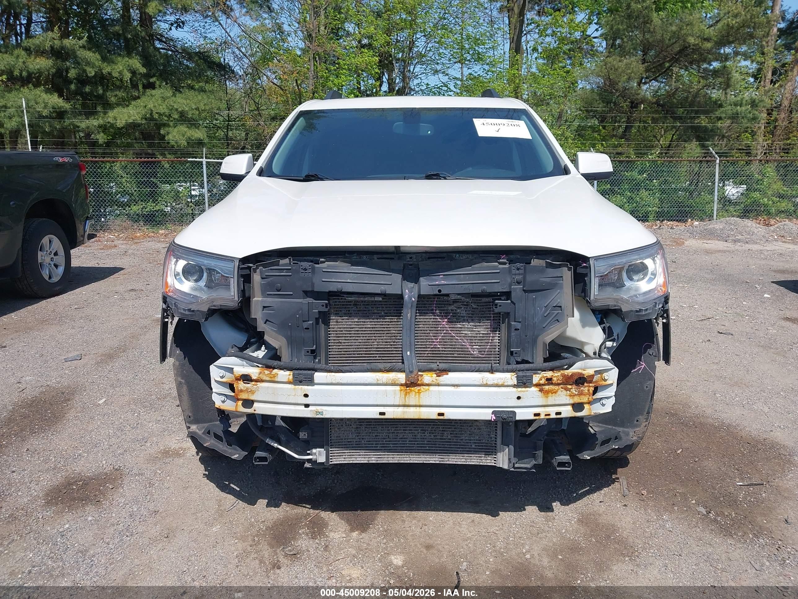2017 Gmc Acadia Slt-1 White vin: 1GKKNULS8HZ286237