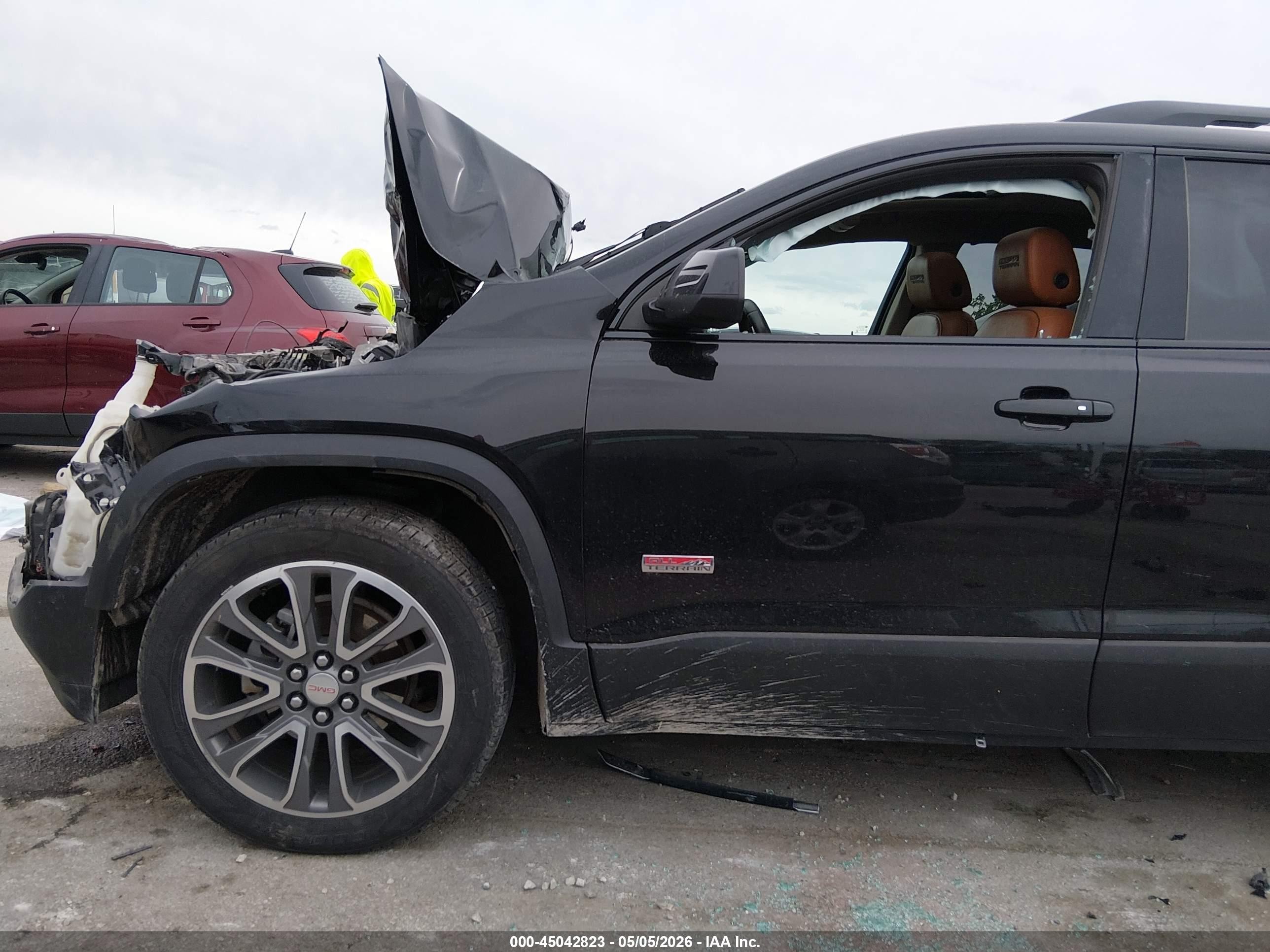 2017 Gmc Acadia Slt-1 Черный vin: 1GKKNVLS6HZ216144
