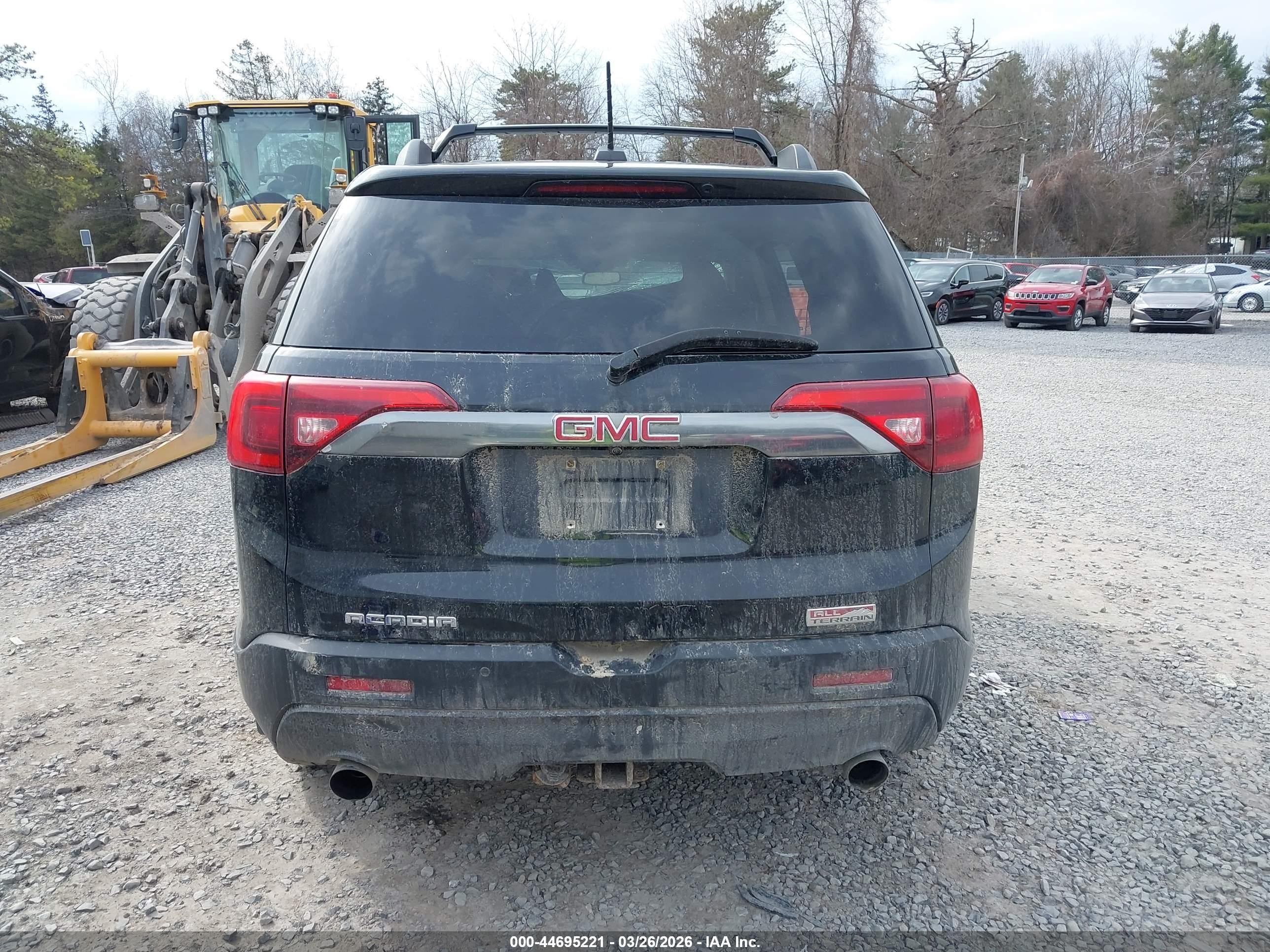 2019 Gmc Acadia Slt-1 Black vin: 1GKKNVLS8KZ124685