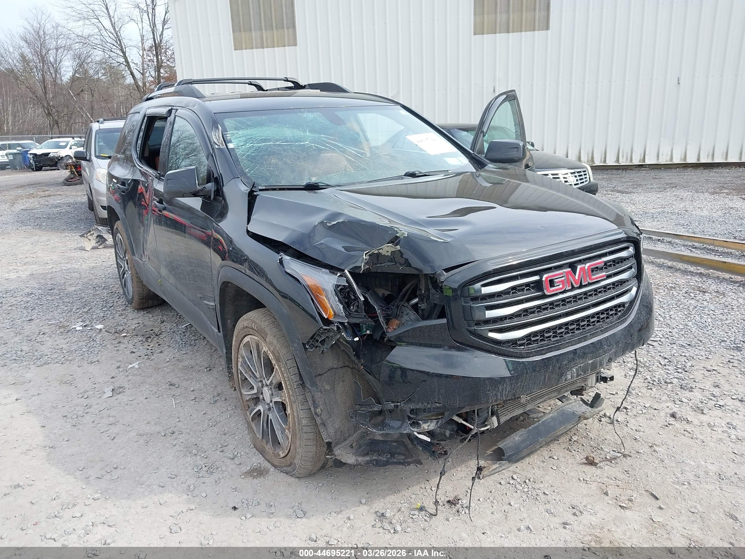 2019 Gmc Acadia Slt-1 Black vin: 1GKKNVLS8KZ124685