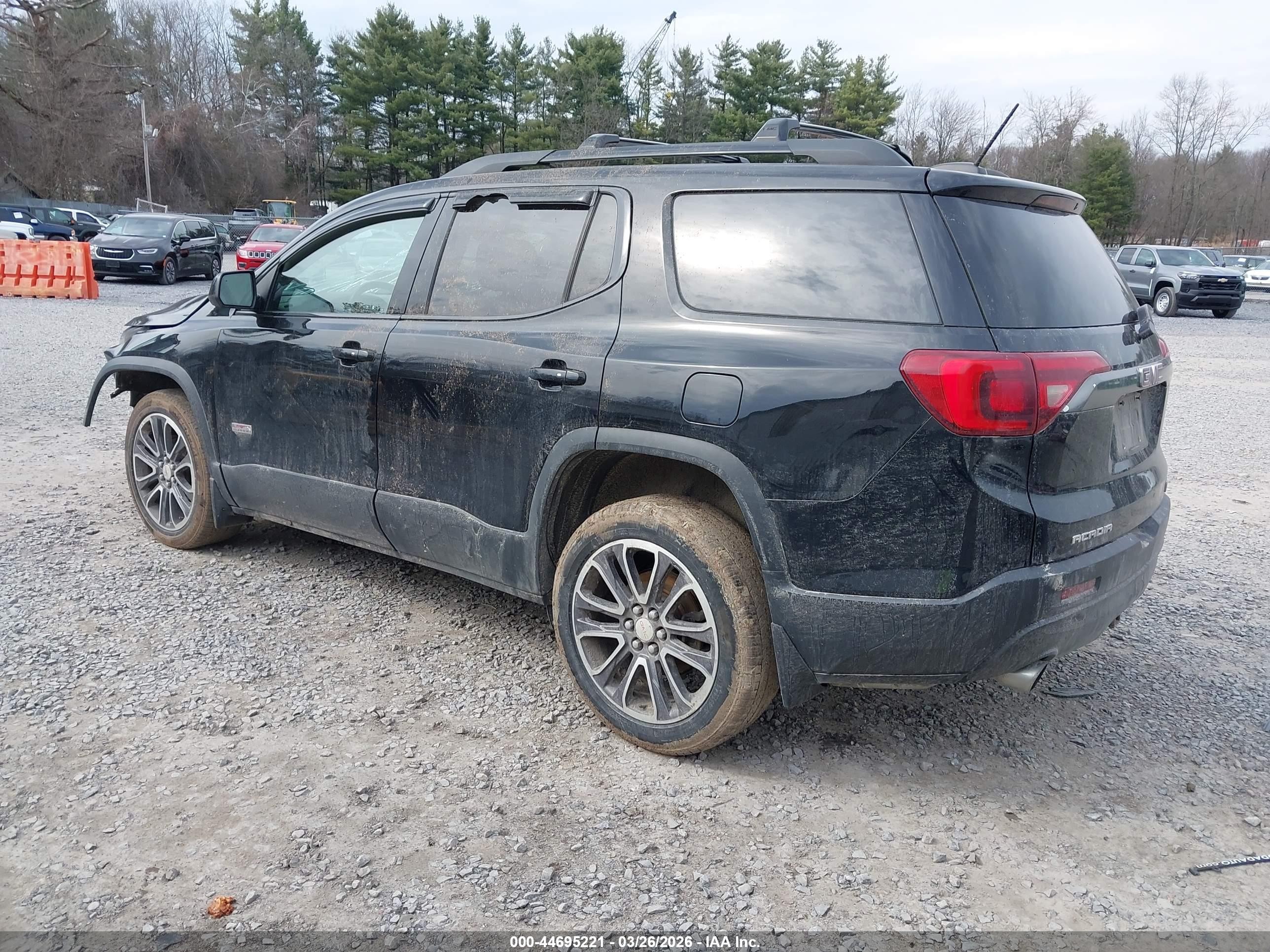 2019 Gmc Acadia Slt-1 Black vin: 1GKKNVLS8KZ124685