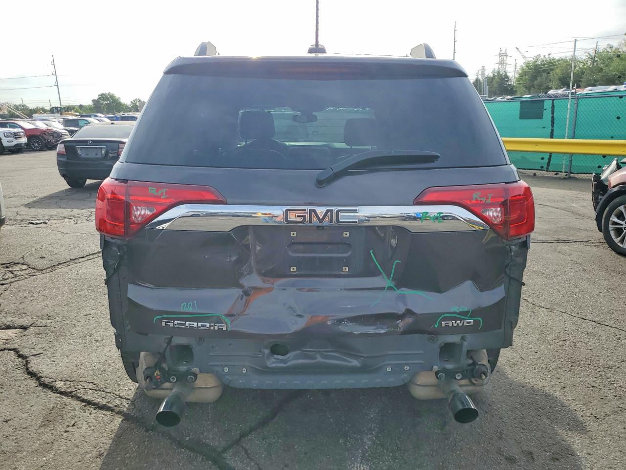 2018 Gmc Acadia Slt-2 Gray vin: 1GKKNWLS0JZ157278