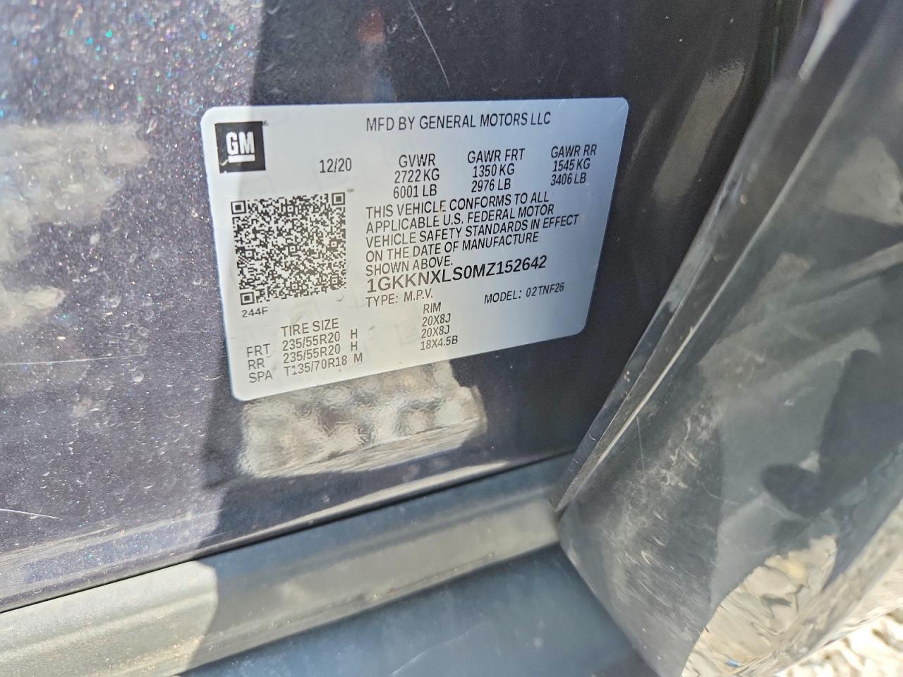 2021 Gmc Acadia Denali Gray vin: 1GKKNXLS0MZ152642
