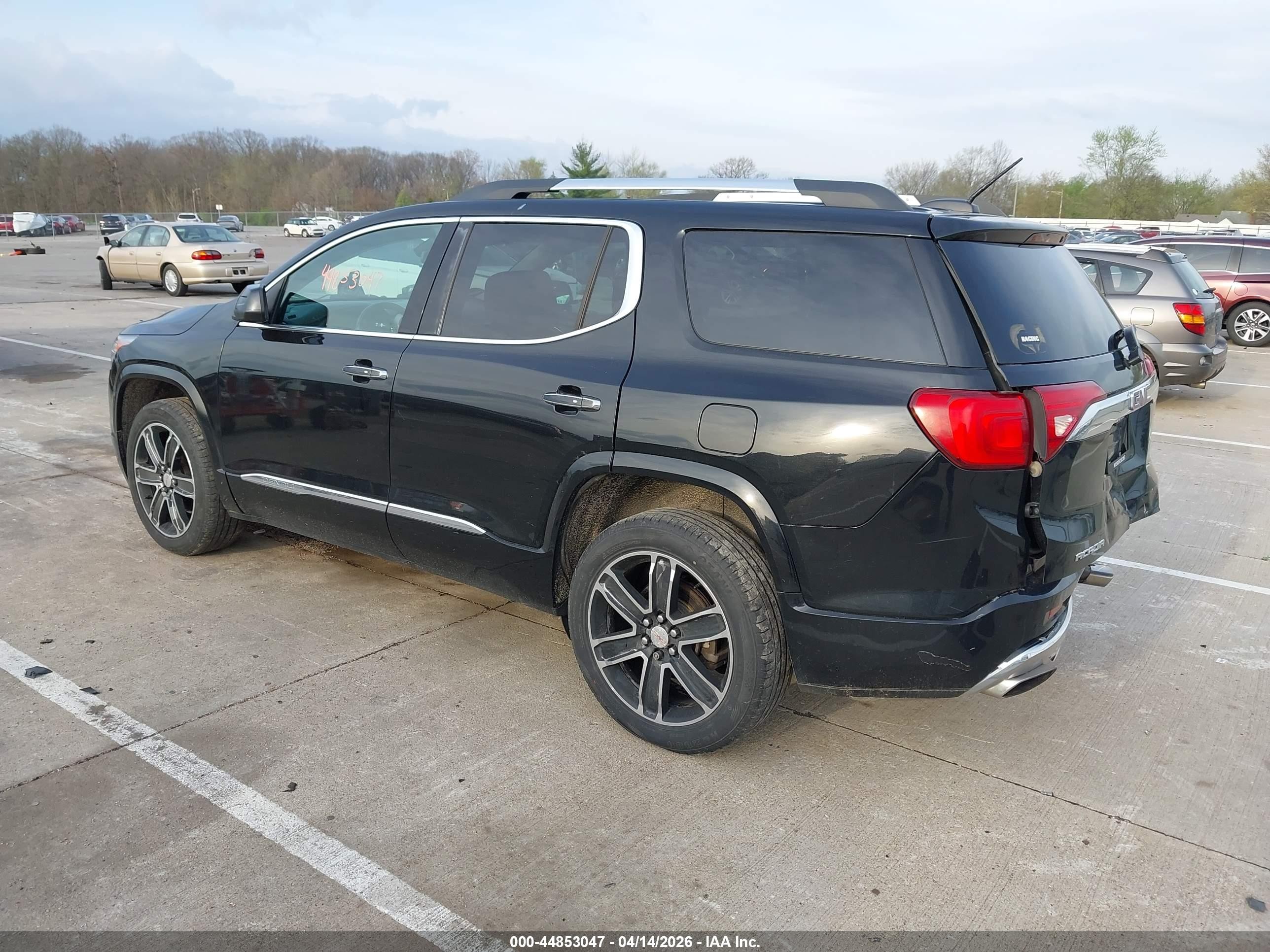 2017 Gmc Acadia Denali Black vin: 1GKKNXLS1HZ288056