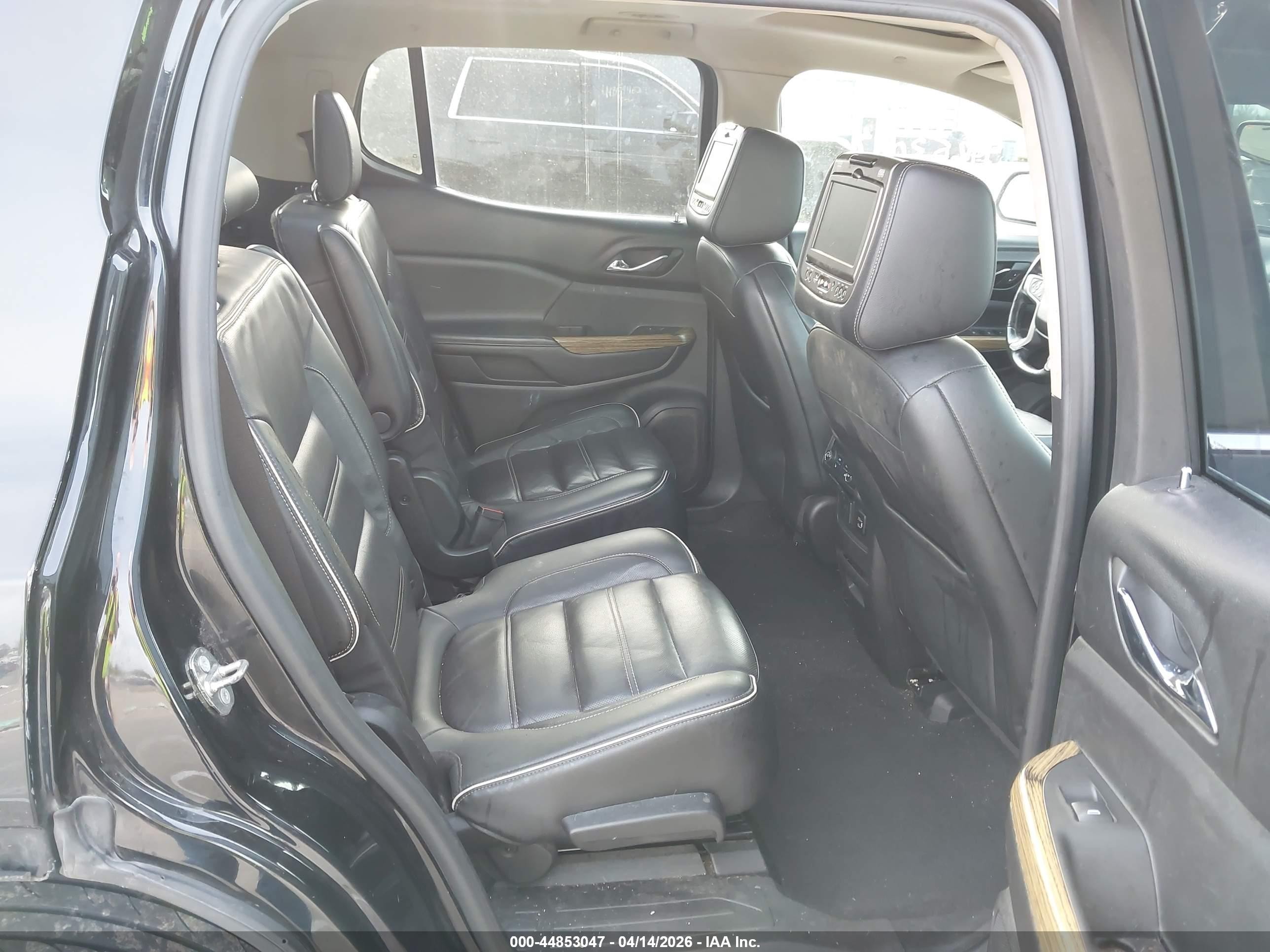2017 Gmc Acadia Denali Black vin: 1GKKNXLS1HZ288056