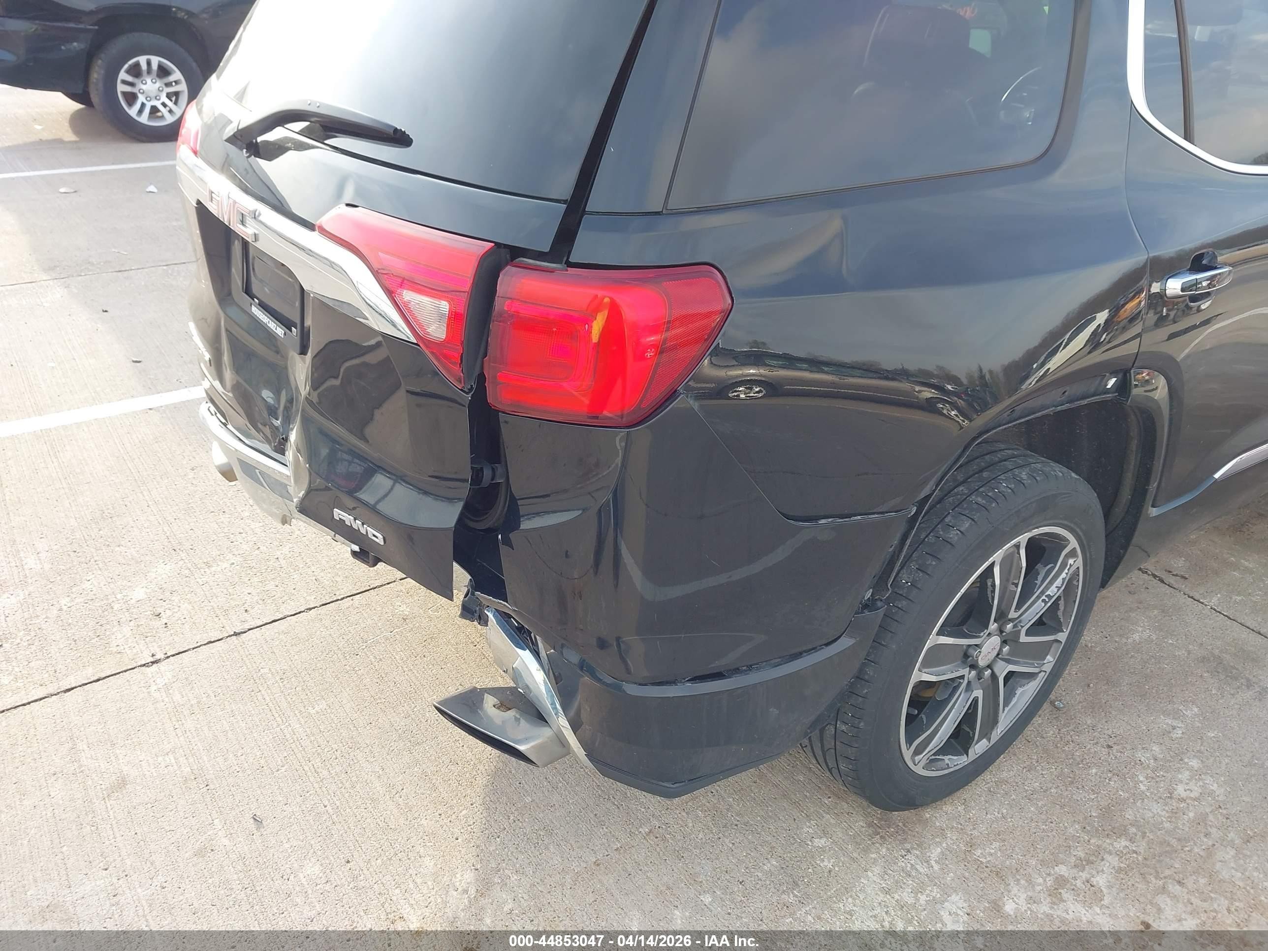2017 Gmc Acadia Denali Black vin: 1GKKNXLS1HZ288056