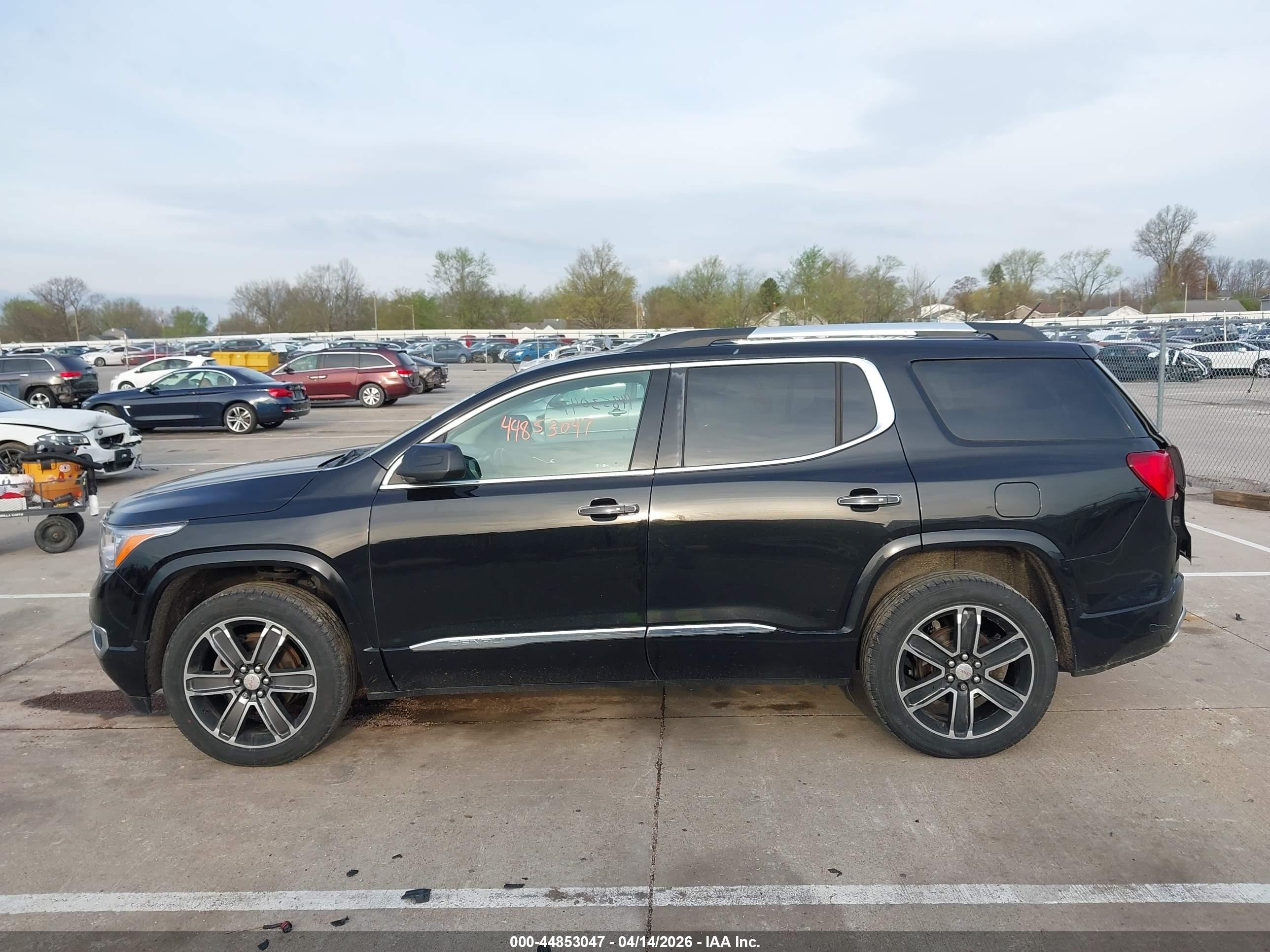 2017 Gmc Acadia Denali Black vin: 1GKKNXLS1HZ288056