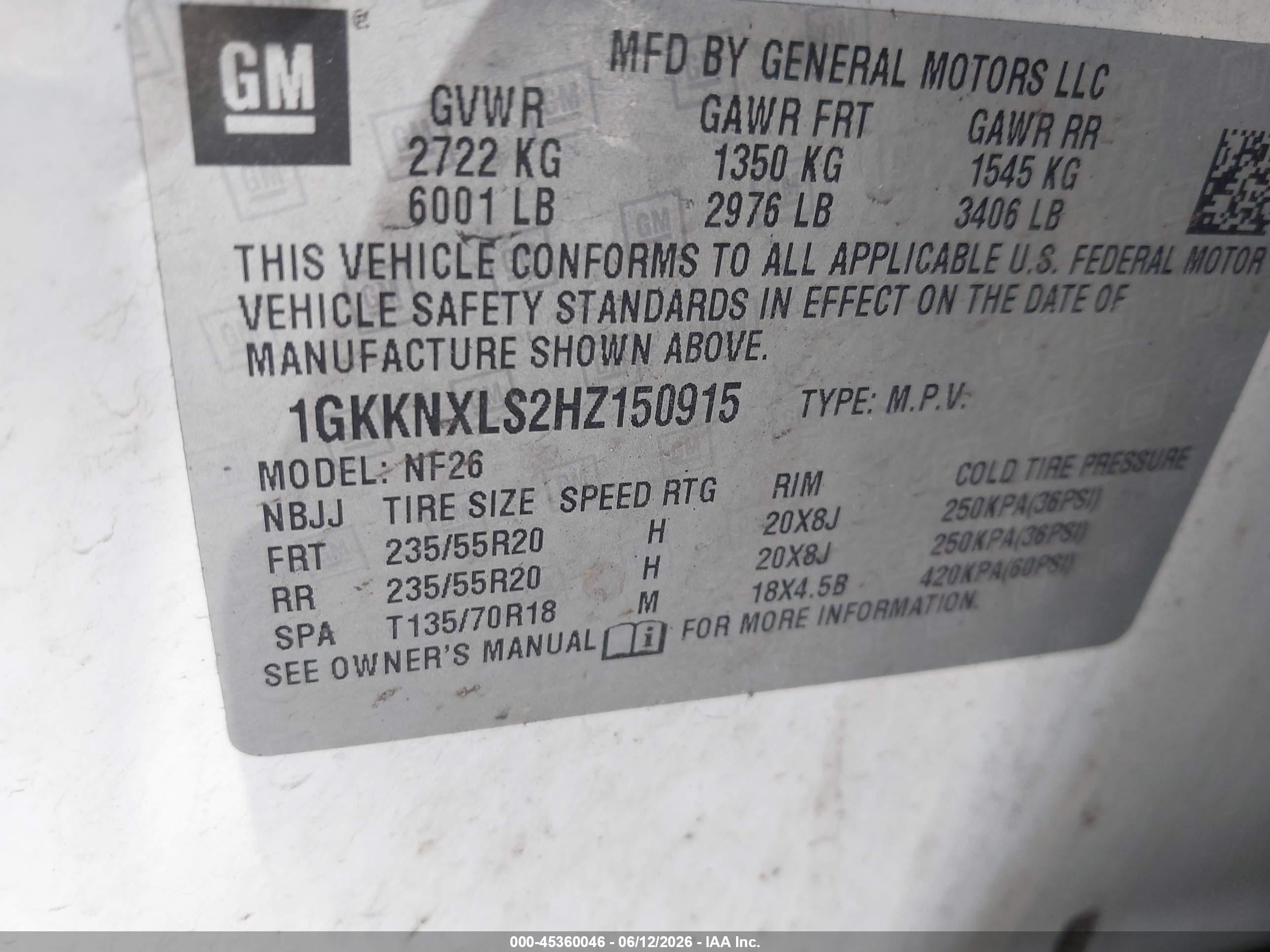2017 Gmc Acadia Denali Белый vin: 1GKKNXLS2HZ150915