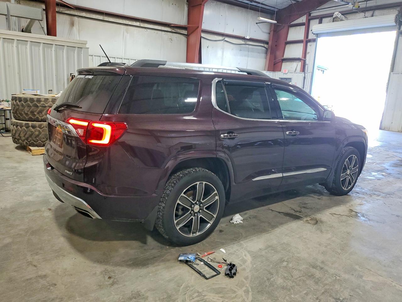2018 Gmc Acadia Denali Purple vin: 1GKKNXLS4JZ155152