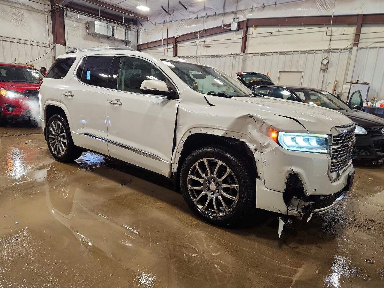 2021 Gmc Acadia Denali Белый vin: 1GKKNXLS4MZ133382