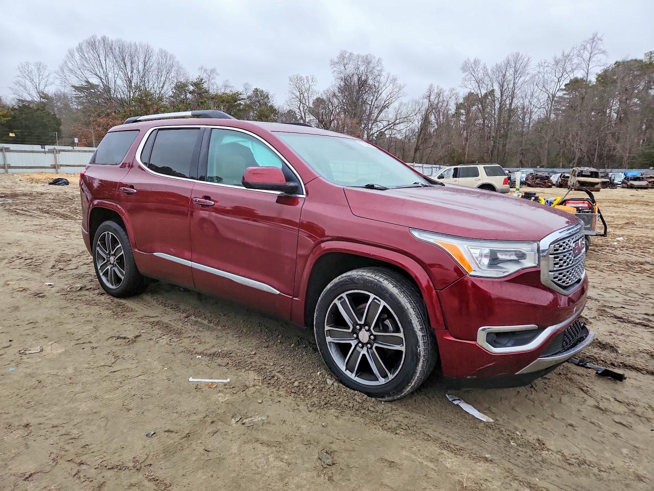 2017 Gmc Acadia Denali Red vin: 1GKKNXLS5HZ323455