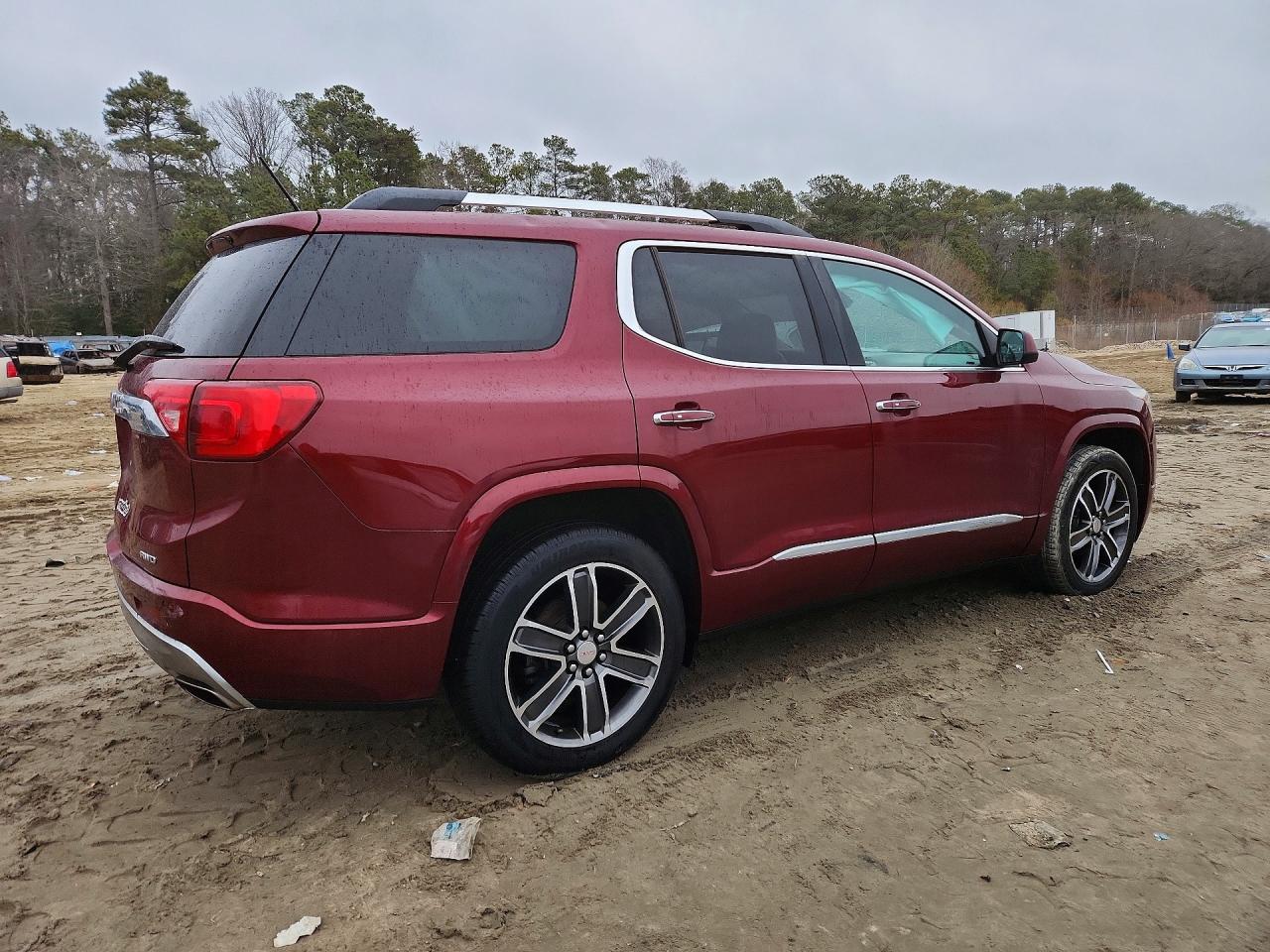 2017 Gmc Acadia Denali Red vin: 1GKKNXLS5HZ323455