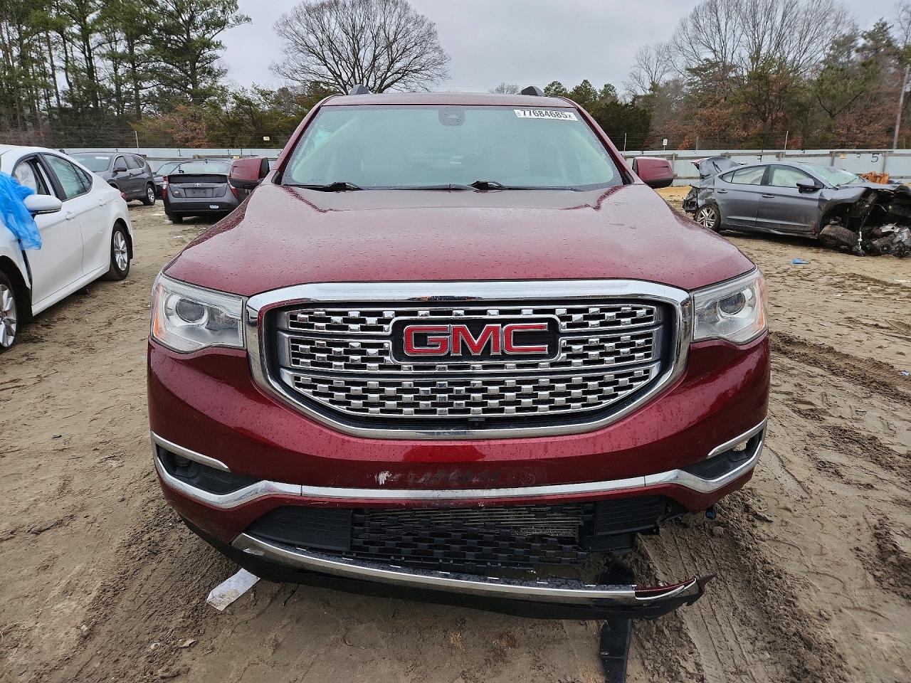 2017 Gmc Acadia Denali Red vin: 1GKKNXLS5HZ323455