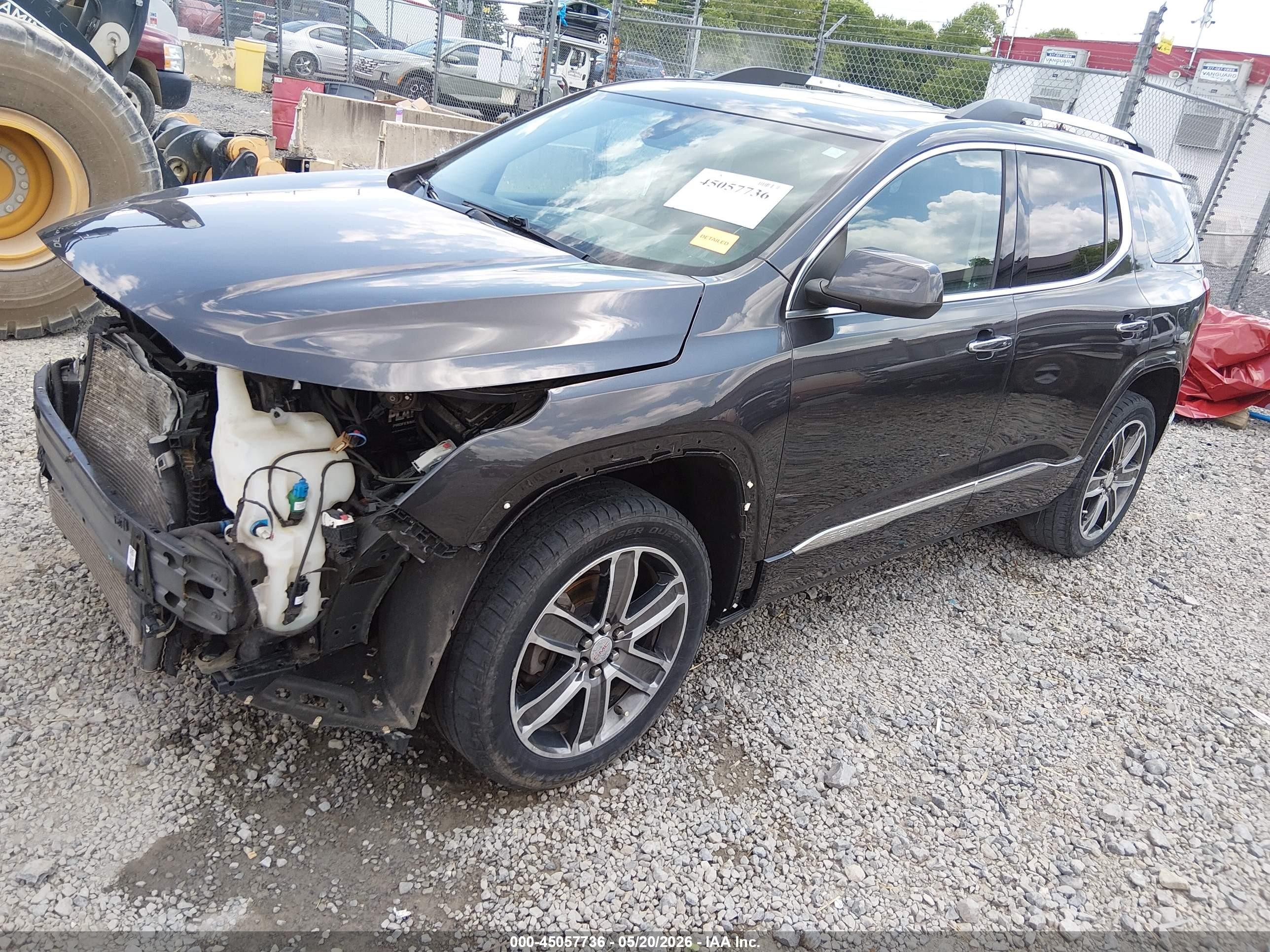 2018 Gmc Acadia Denali Black vin: 1GKKNXLS5JZ222258