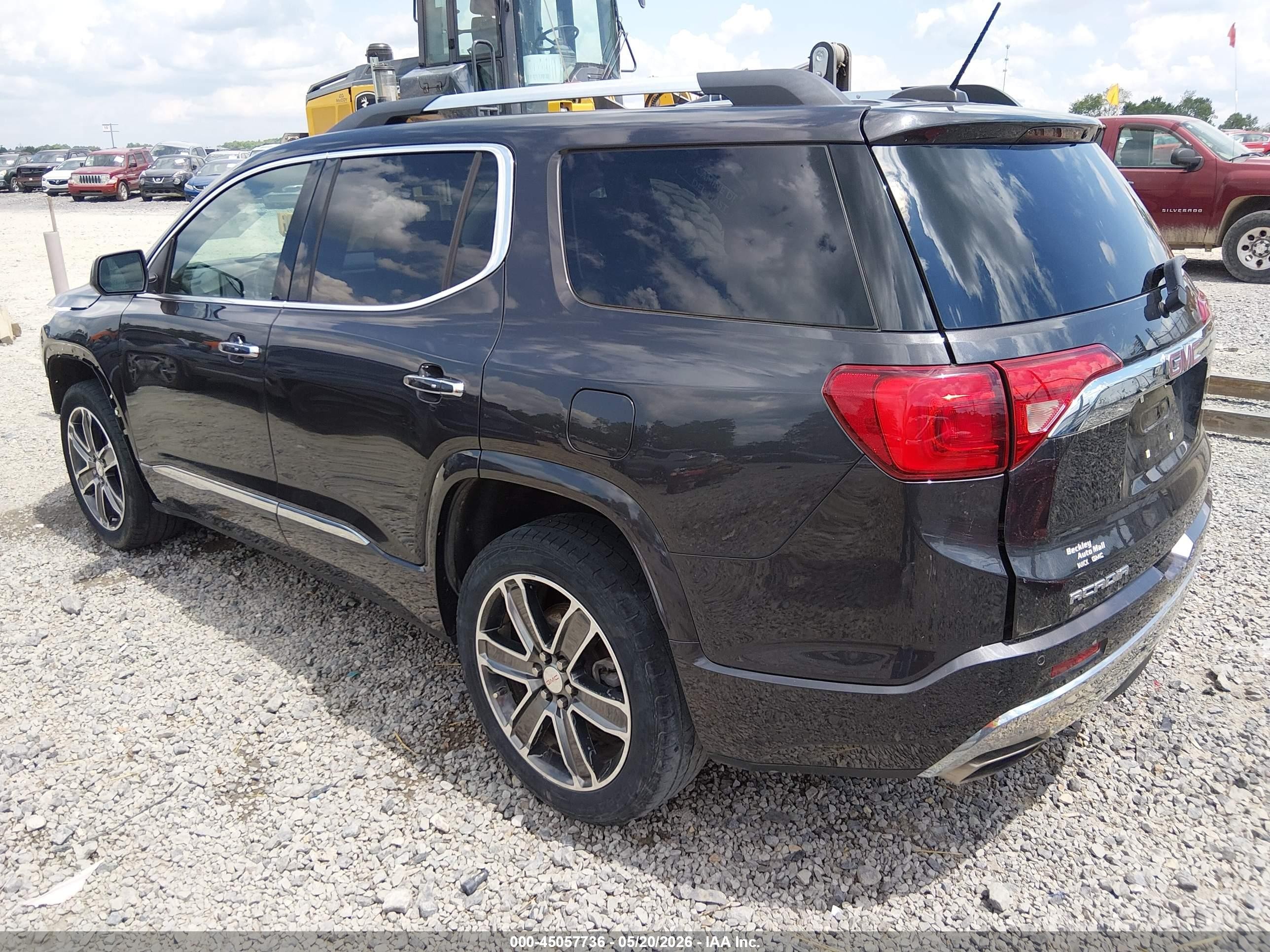 2018 Gmc Acadia Denali Black vin: 1GKKNXLS5JZ222258