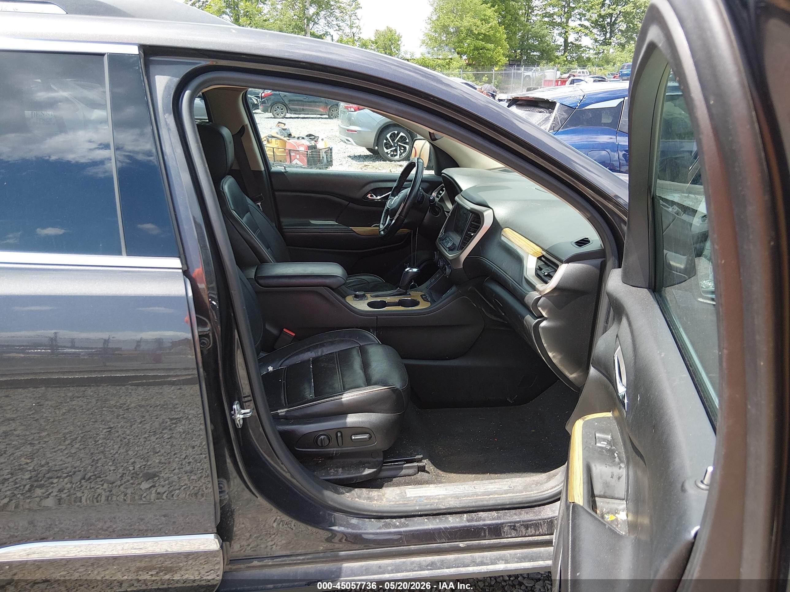 2018 Gmc Acadia Denali Black vin: 1GKKNXLS5JZ222258