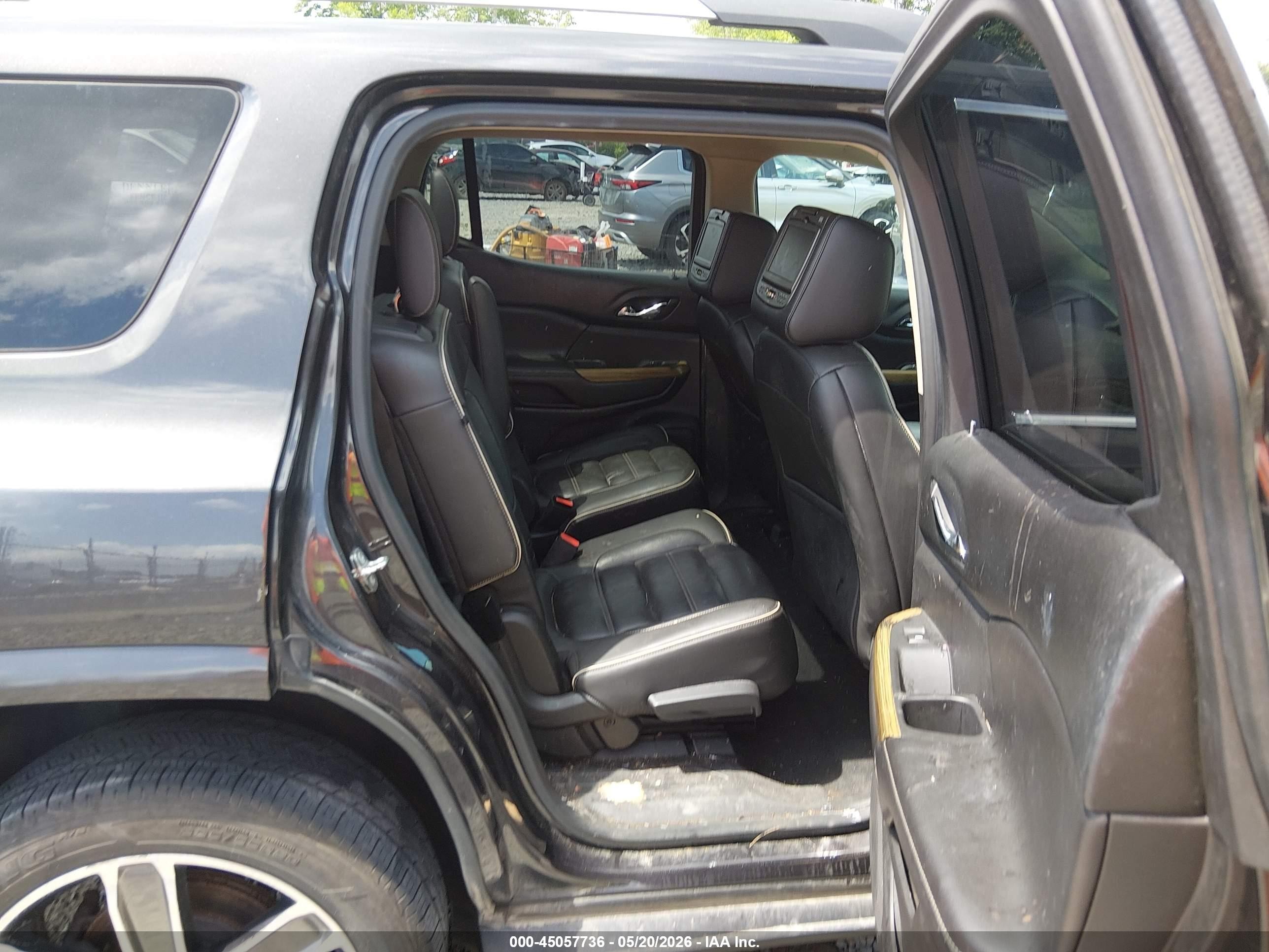 2018 Gmc Acadia Denali Black vin: 1GKKNXLS5JZ222258