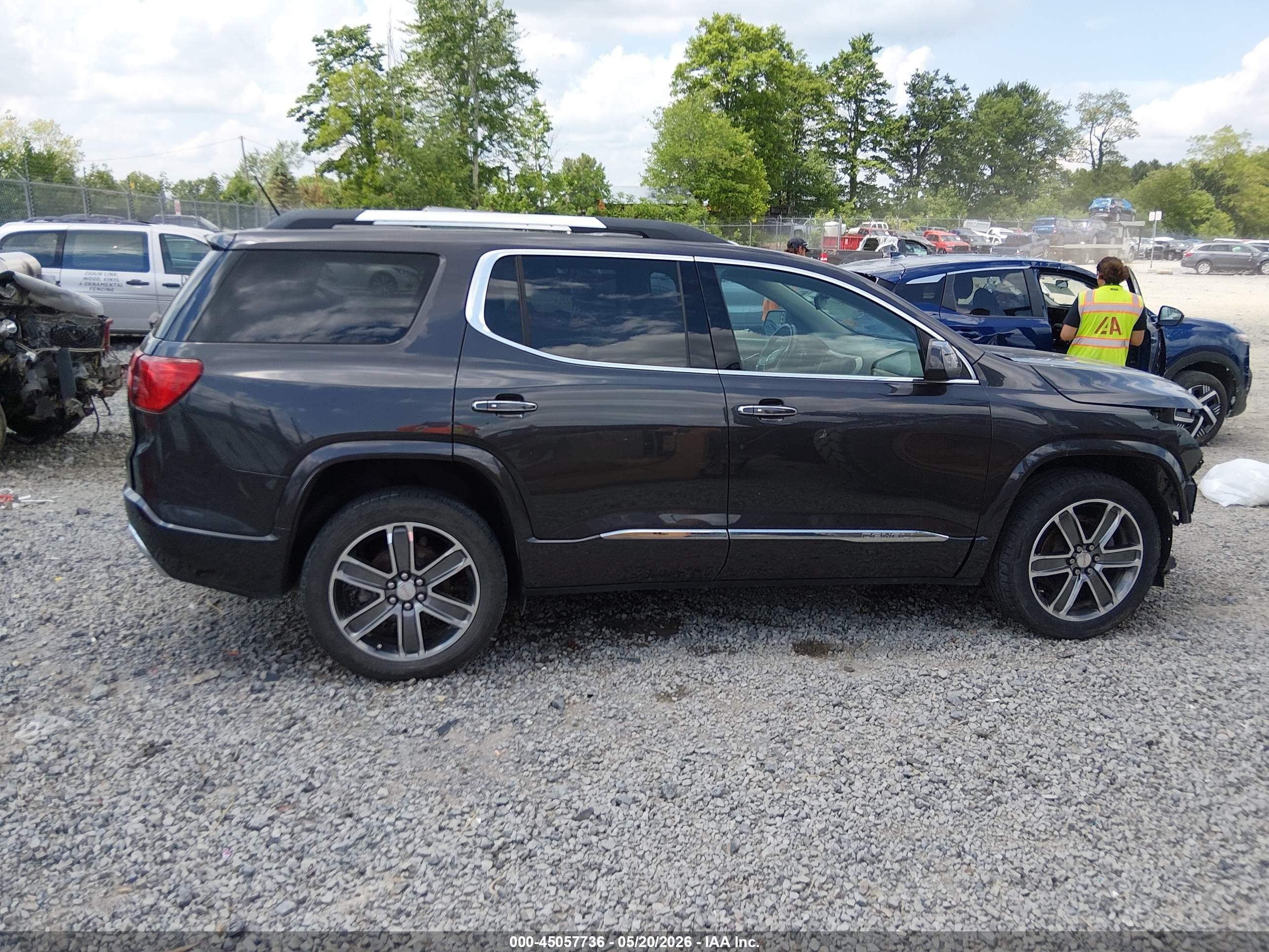2018 Gmc Acadia Denali Black vin: 1GKKNXLS5JZ222258