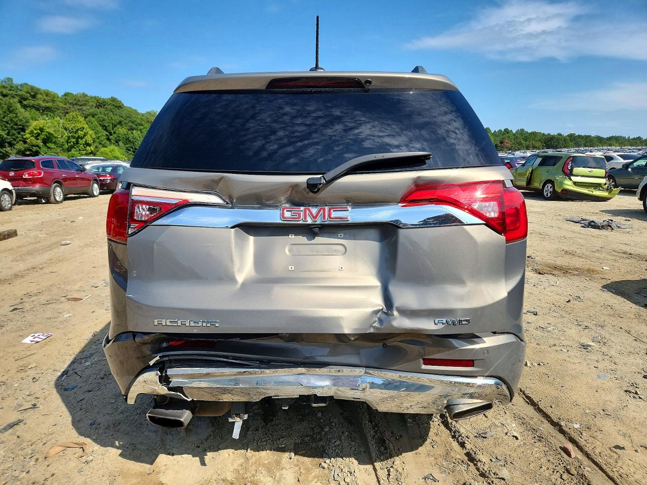 2019 Gmc Acadia Denali Gray vin: 1GKKNXLS5KZ194222