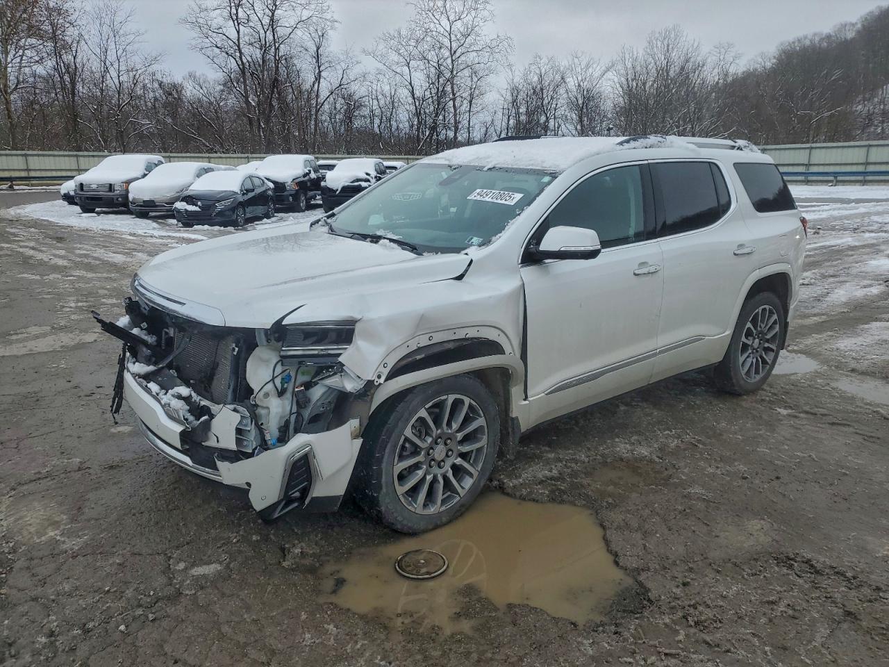 2021 Gmc Acadia Denali White vin: 1GKKNXLS5MZ226508