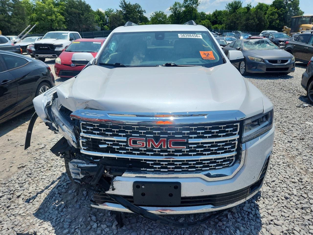 2023 Gmc Acadia Denali White vin: 1GKKNXLS6PZ189408