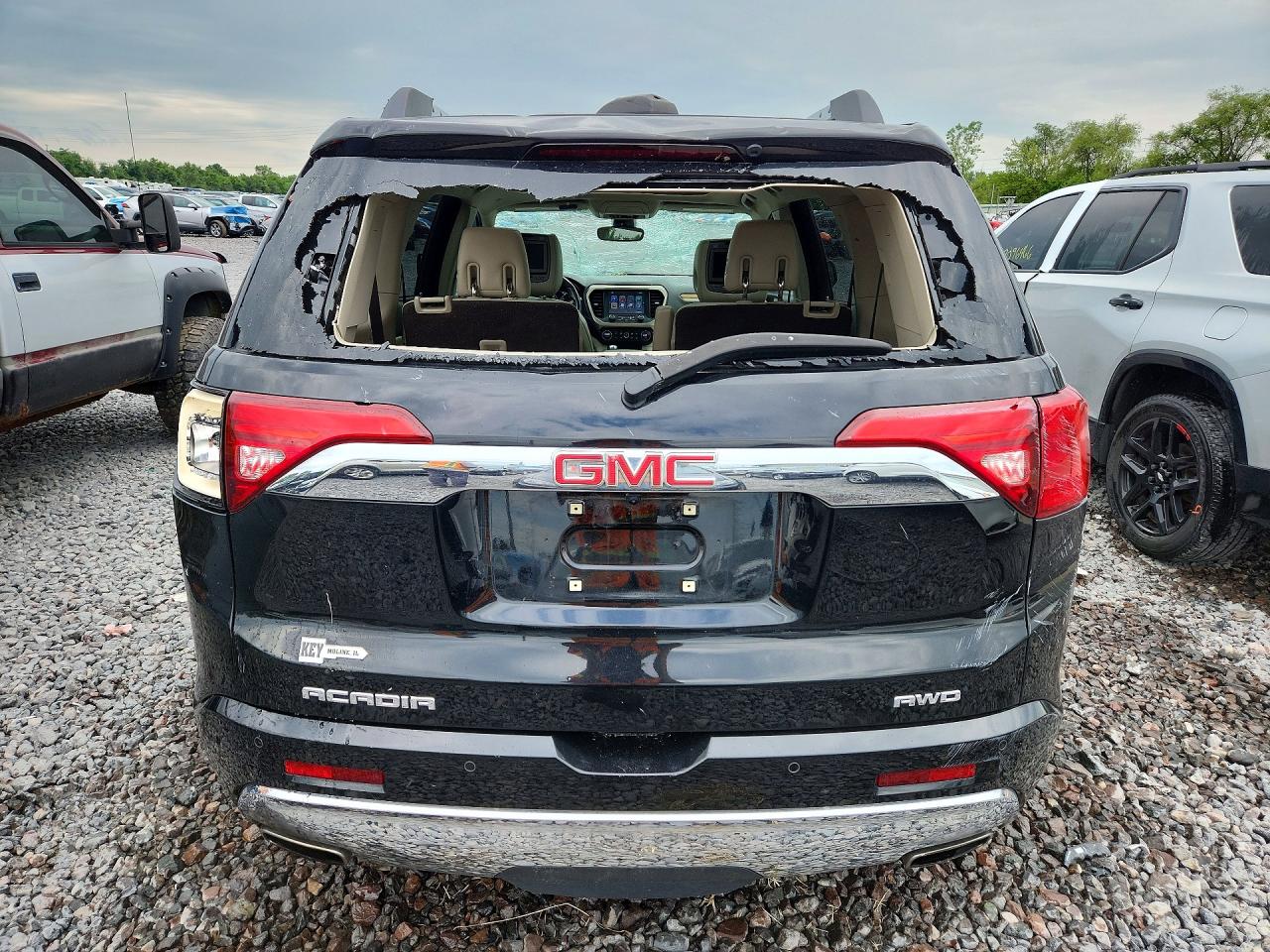 2017 Gmc Acadia Denali Black vin: 1GKKNXLS8HZ144259