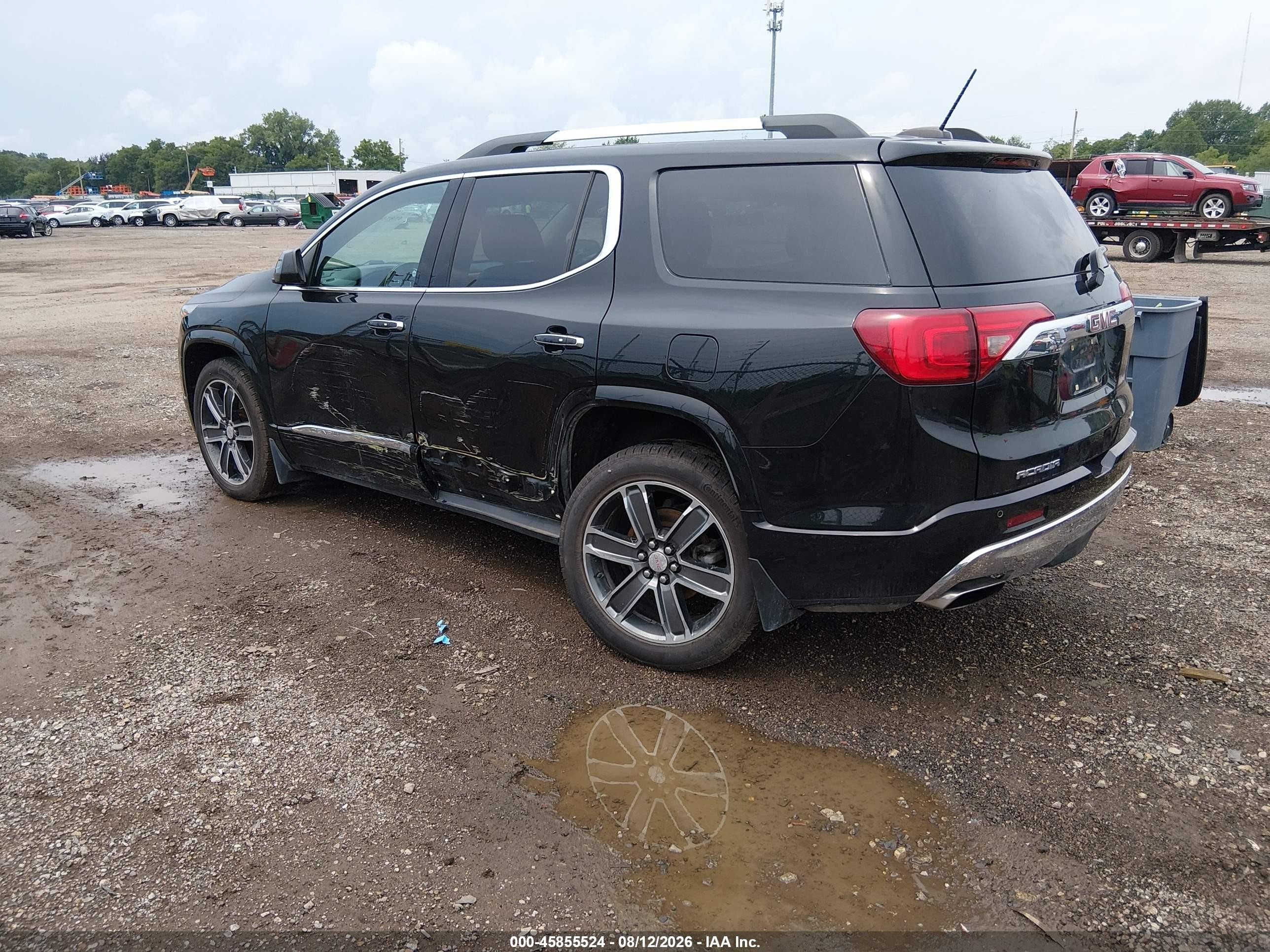 2018 Gmc Acadia Denali Black vin: 1GKKNXLS8JZ194665