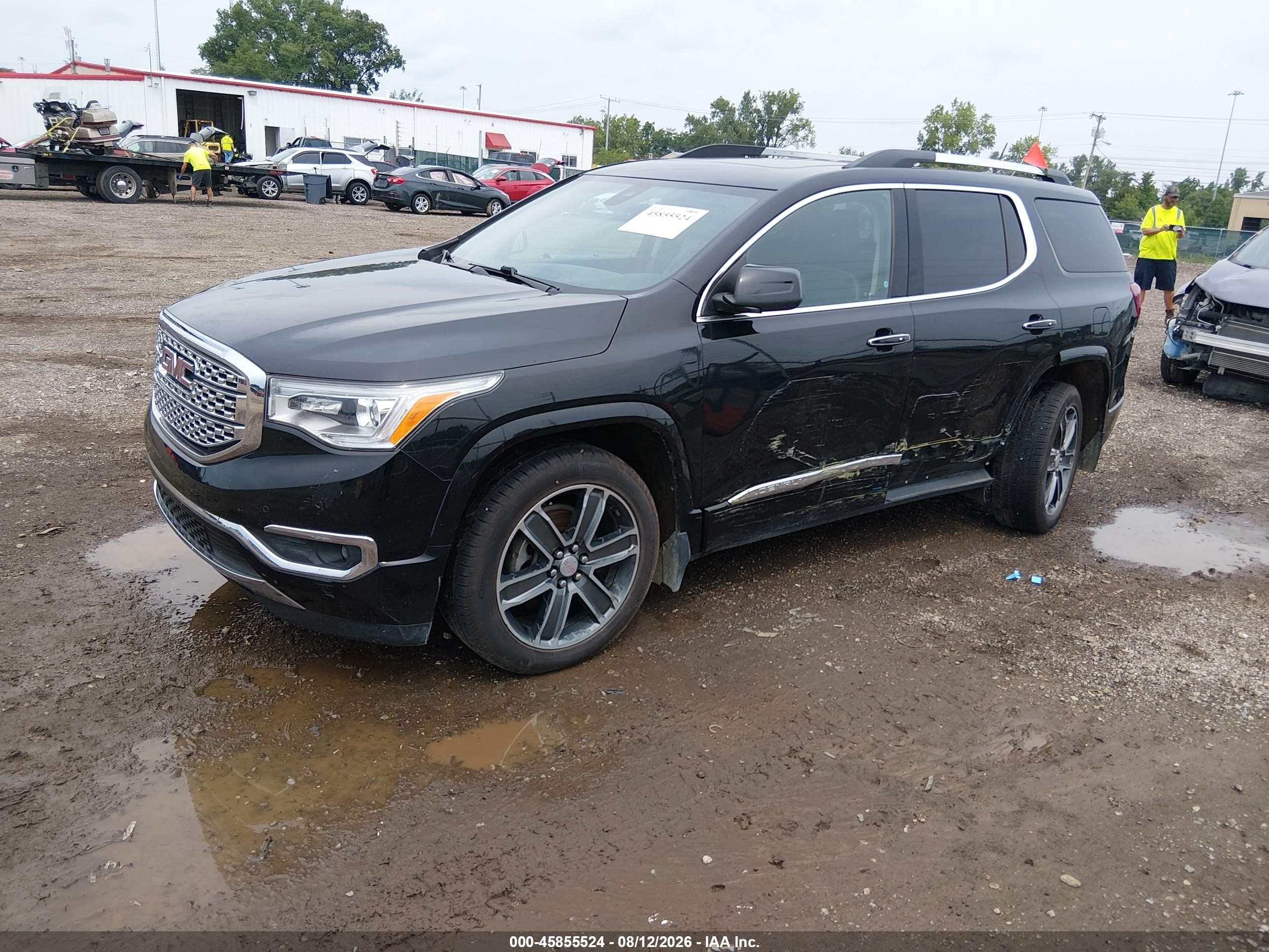 2018 Gmc Acadia Denali Black vin: 1GKKNXLS8JZ194665