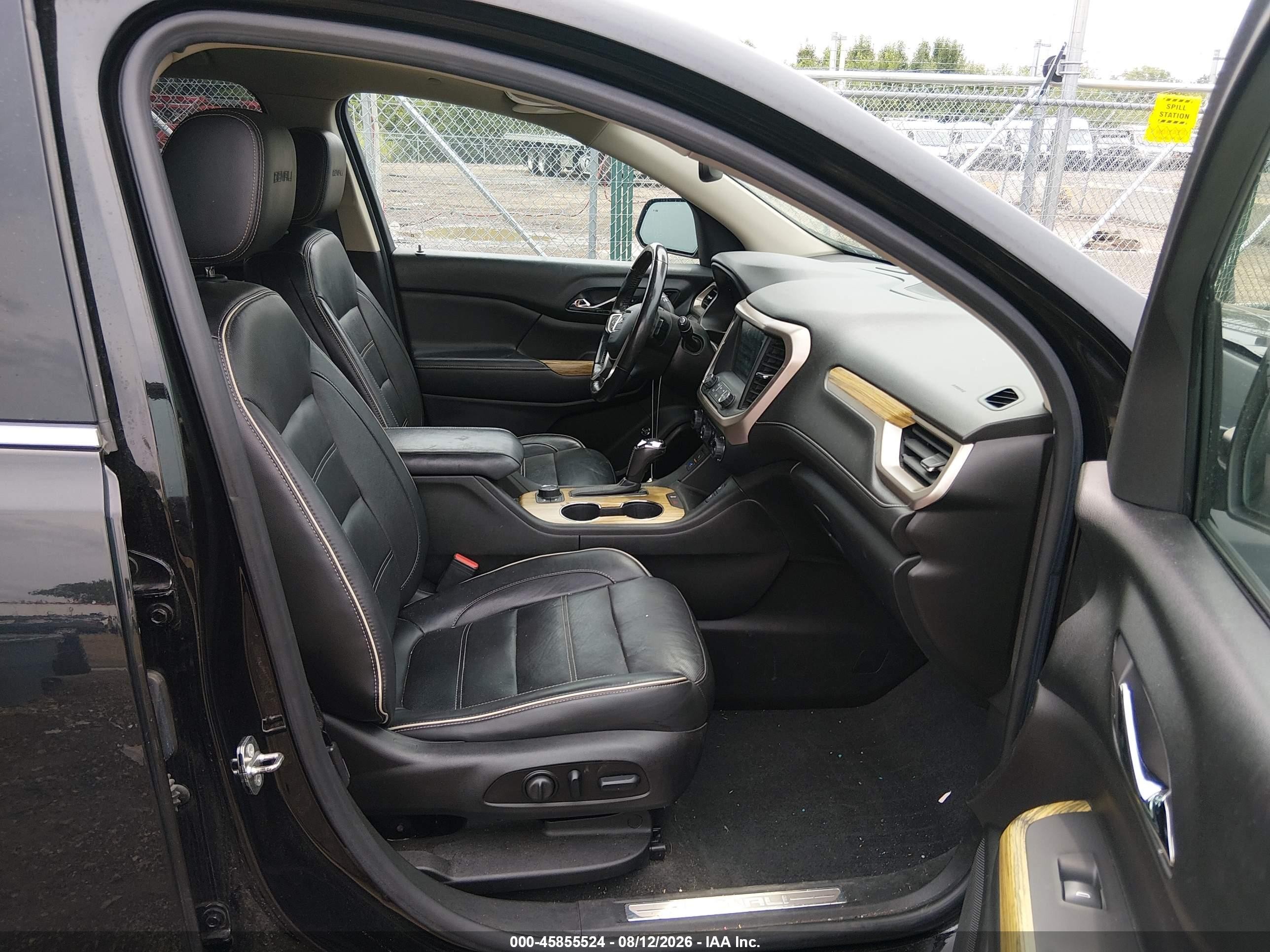 2018 Gmc Acadia Denali Black vin: 1GKKNXLS8JZ194665