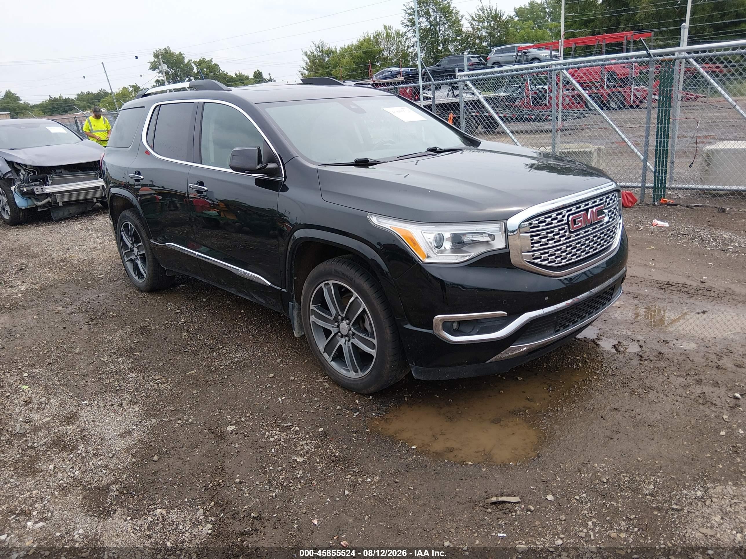 2018 Gmc Acadia Denali Black vin: 1GKKNXLS8JZ194665
