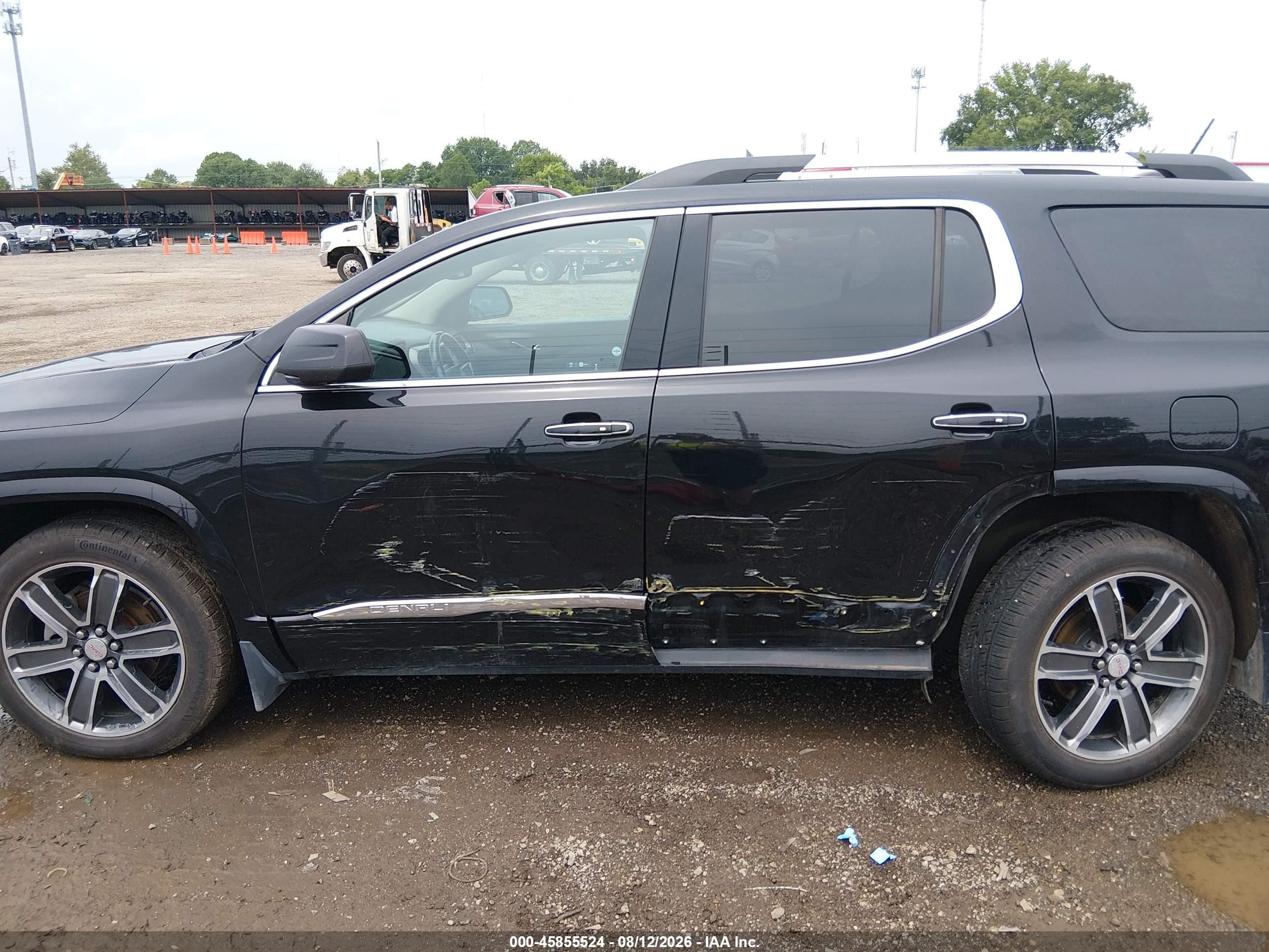 2018 Gmc Acadia Denali Black vin: 1GKKNXLS8JZ194665