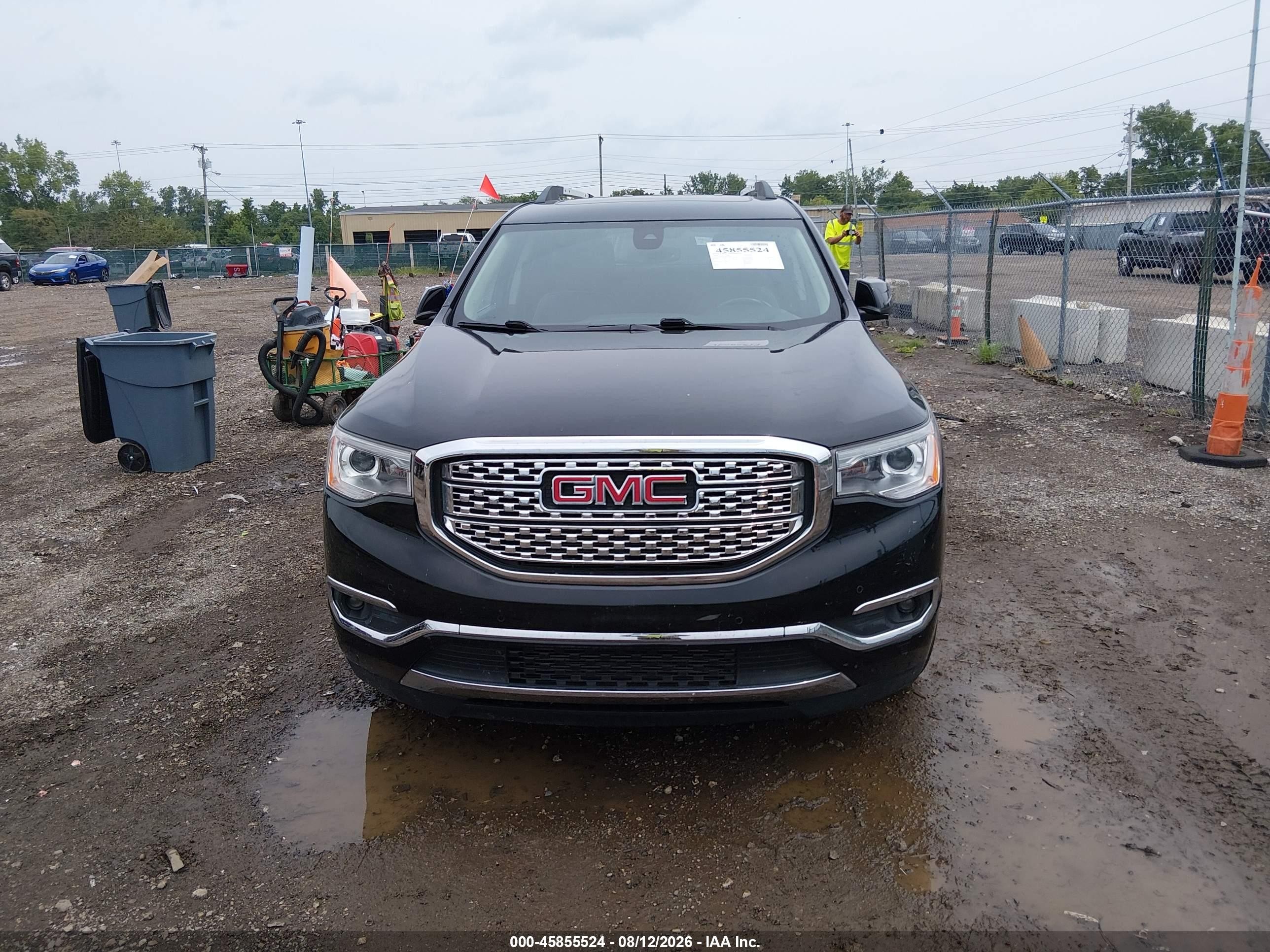 2018 Gmc Acadia Denali Black vin: 1GKKNXLS8JZ194665