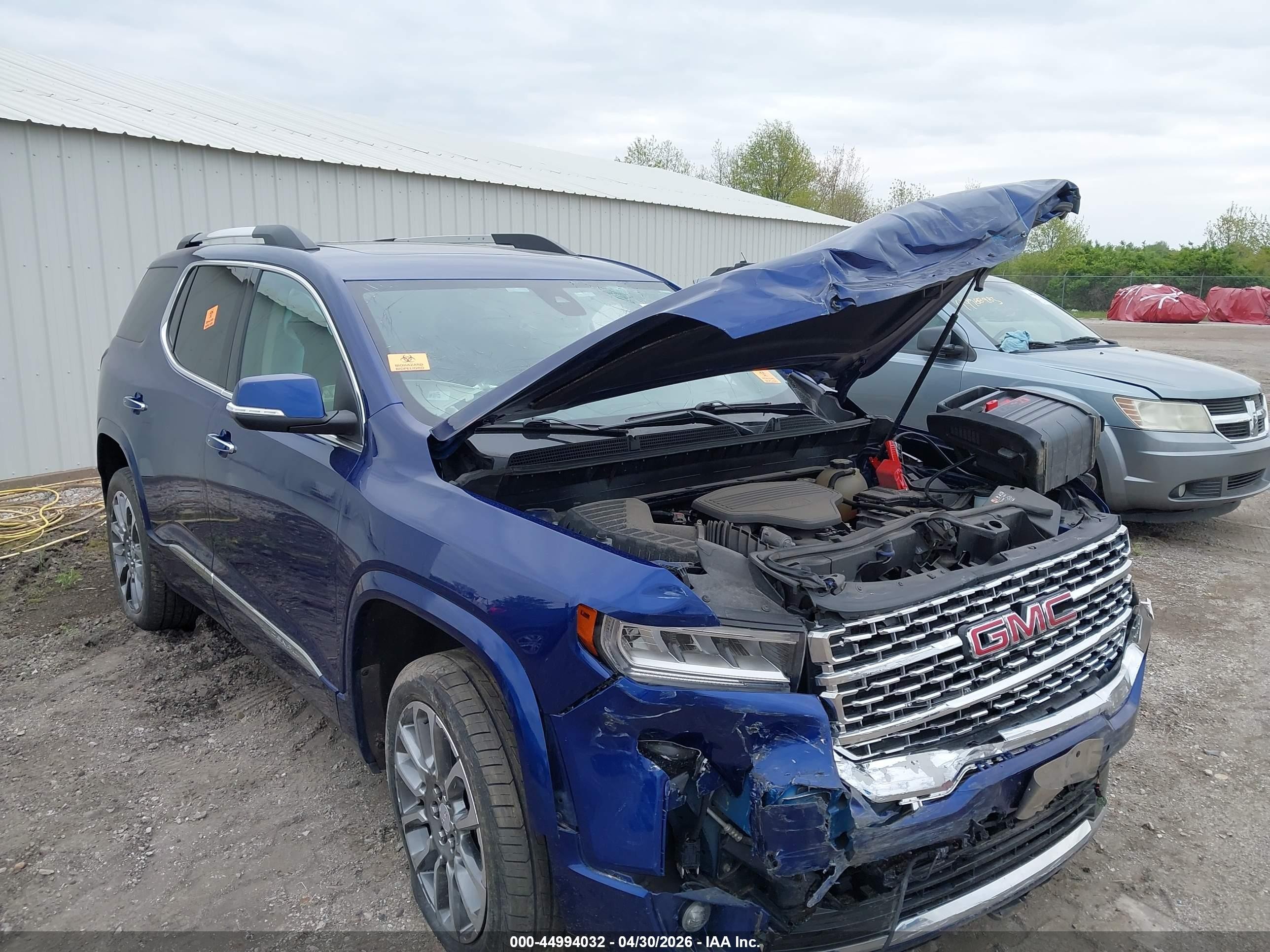 2023 Gmc Acadia Awd Denali Синий vin: 1GKKNXLS8PZ257661