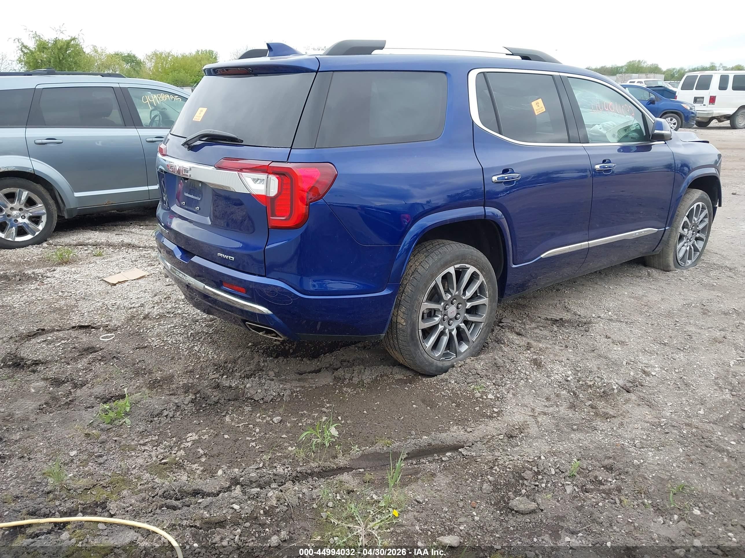2023 Gmc Acadia Awd Denali Синий vin: 1GKKNXLS8PZ257661
