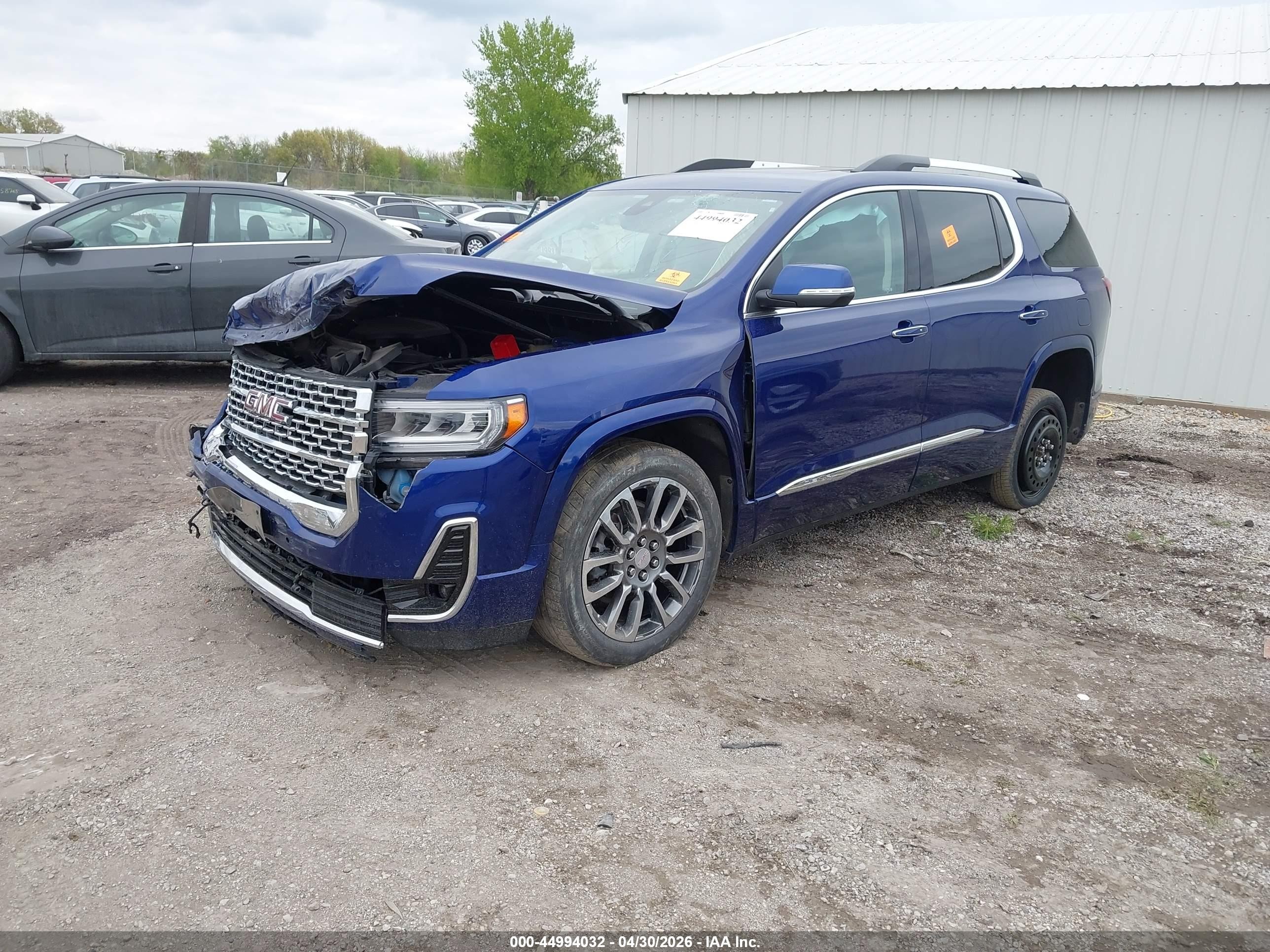 2023 Gmc Acadia Awd Denali Синий vin: 1GKKNXLS8PZ257661