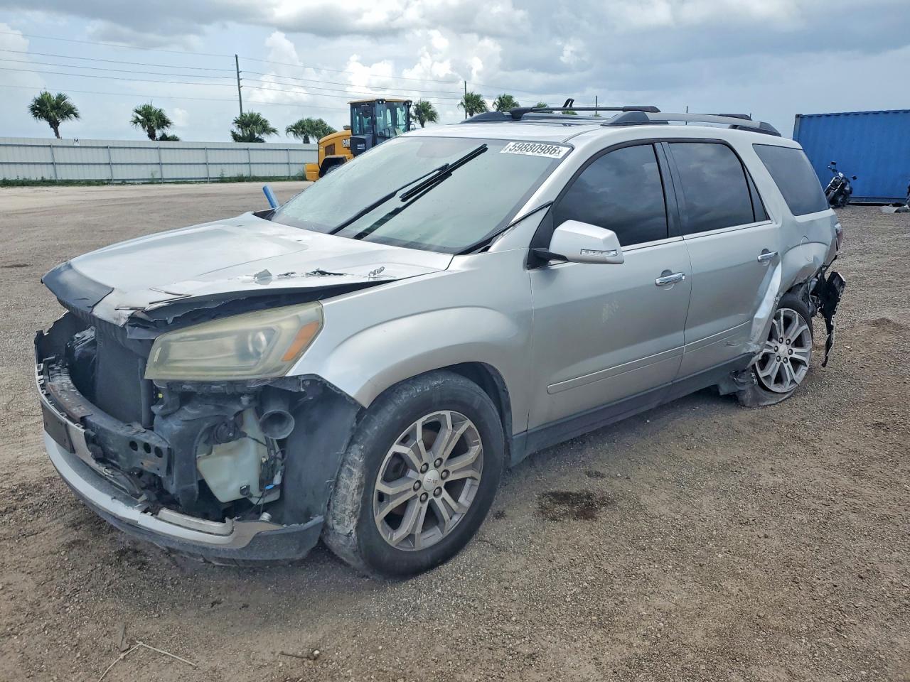 2014 Gmc Acadia Серебряный vin: 1GKKR9KD7EJ112111