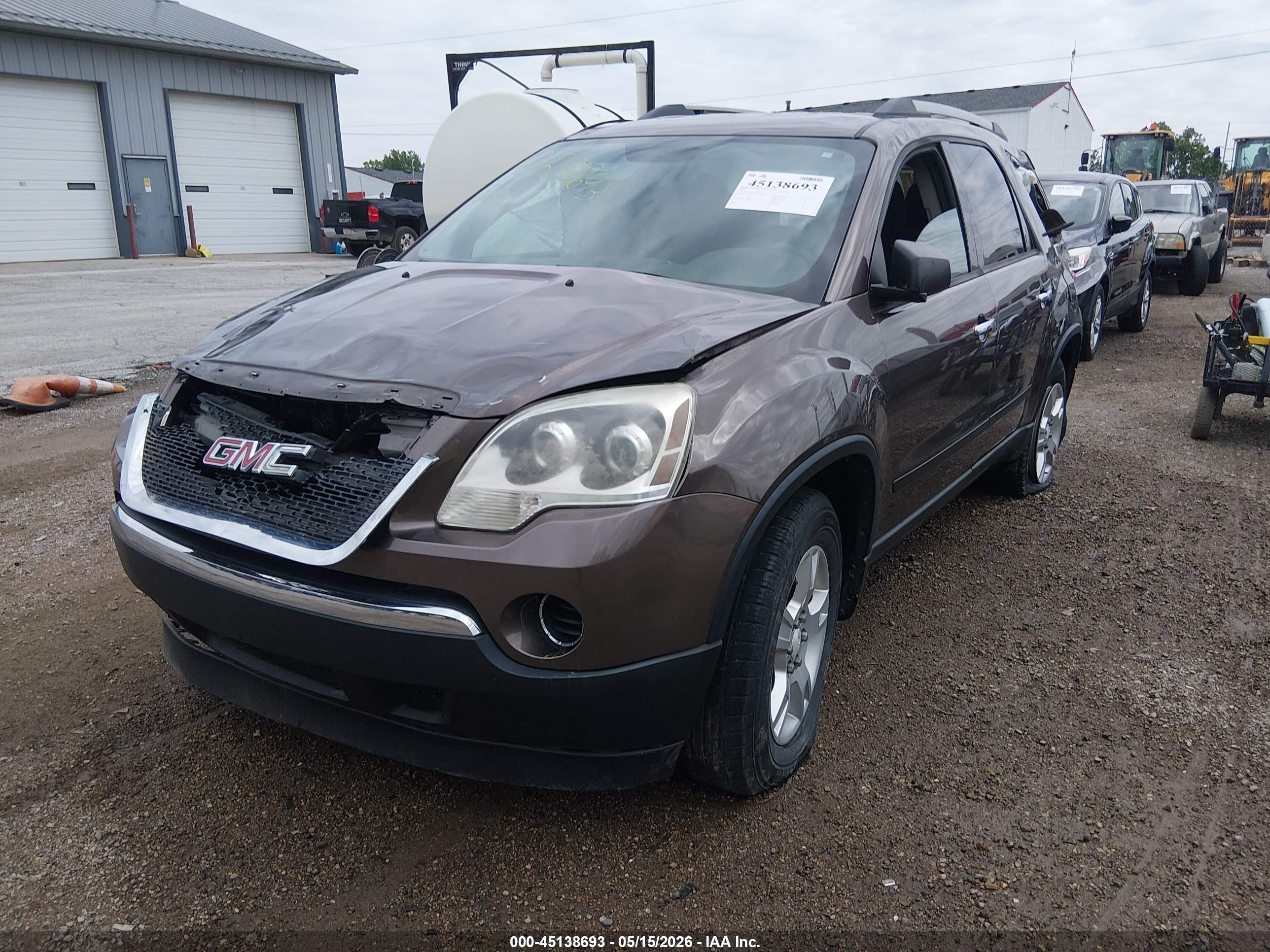 2011 Gmc Acadia Sl Gray vin: 1GKKRNED0BJ241534