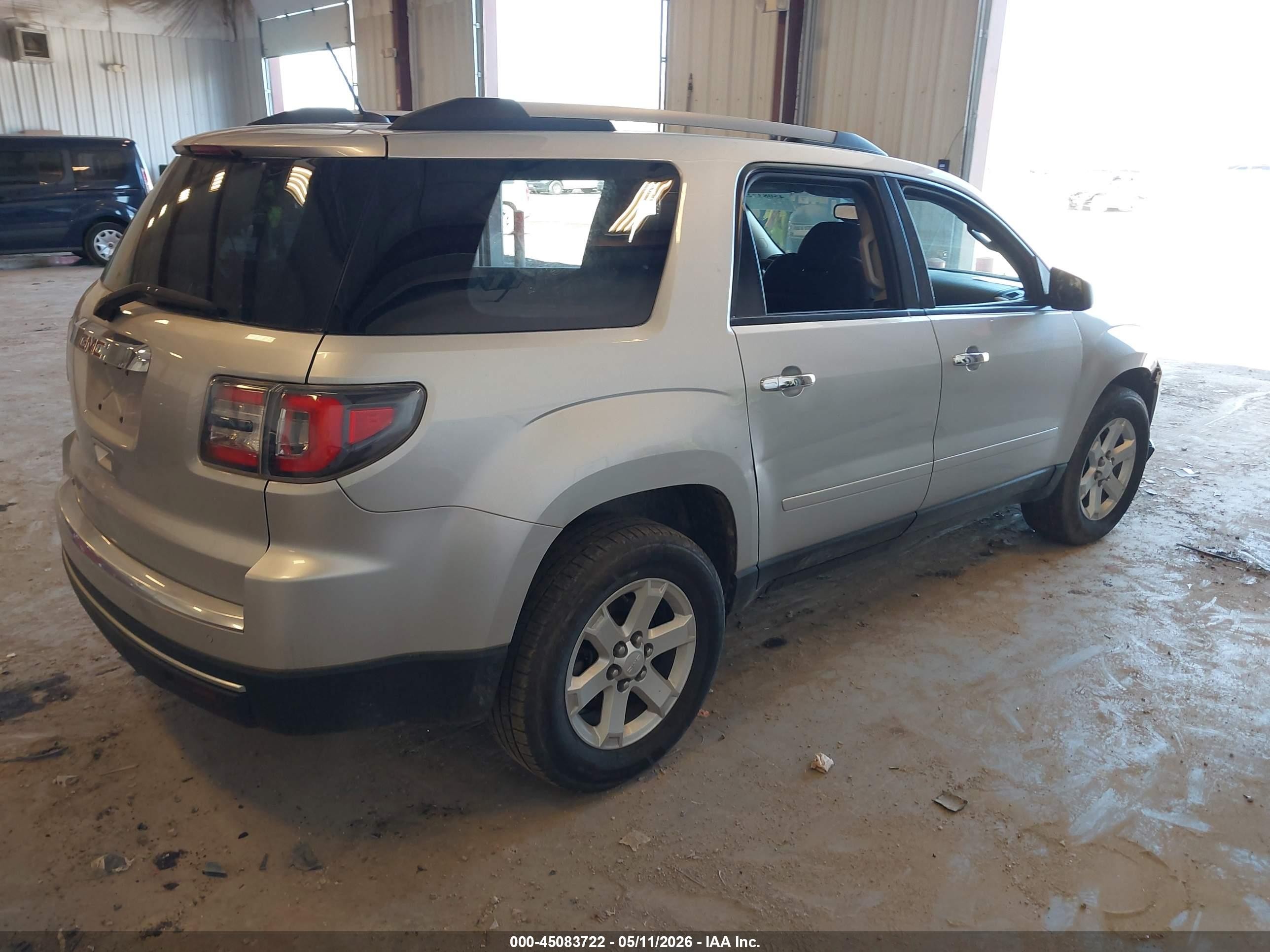 2014 Gmc Acadia Sle-1 Silver vin: 1GKKRNED0EJ167083
