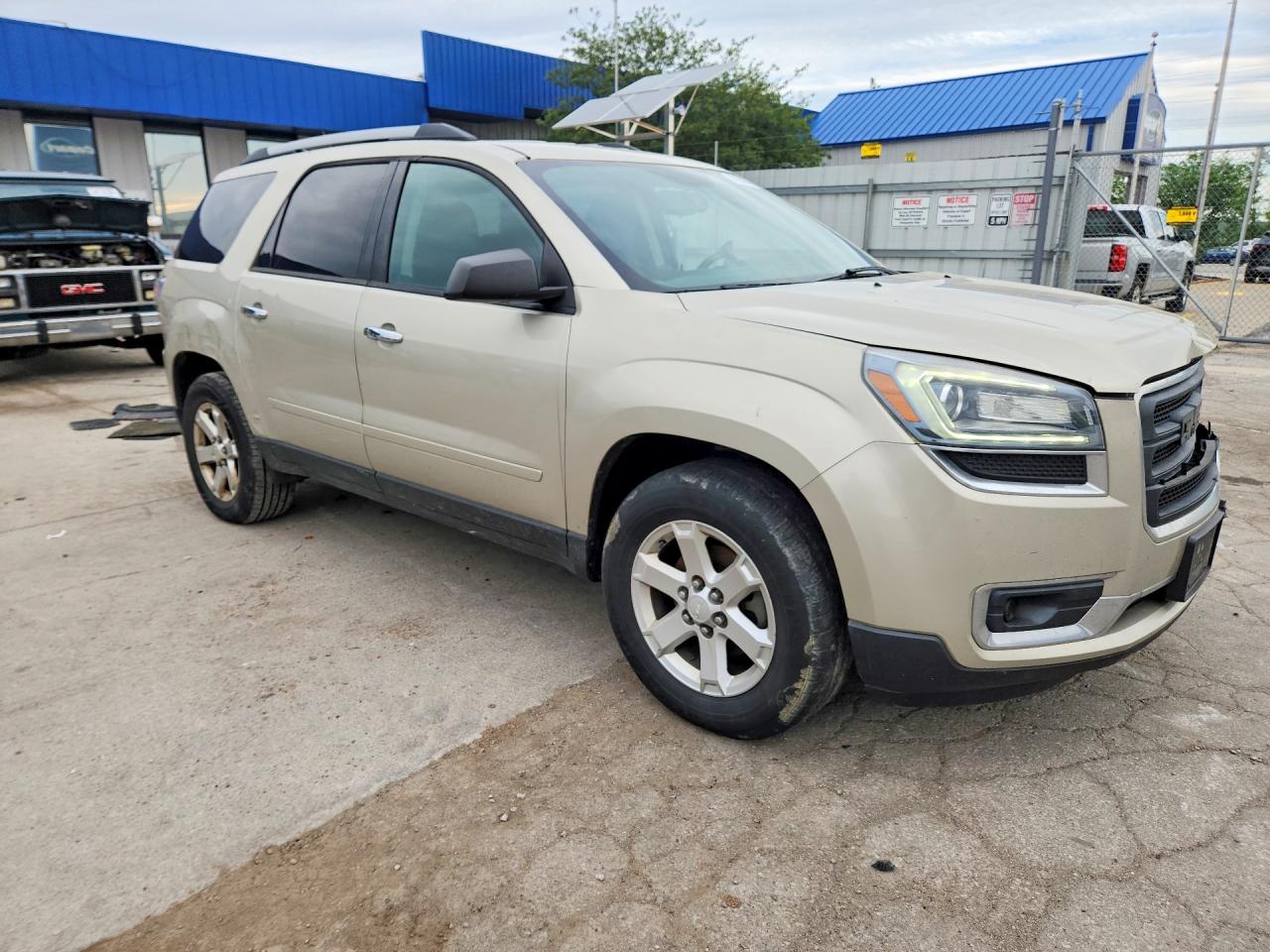 2014 Gmc Acadia Sle Кремовый vin: 1GKKRNED0EJ195885