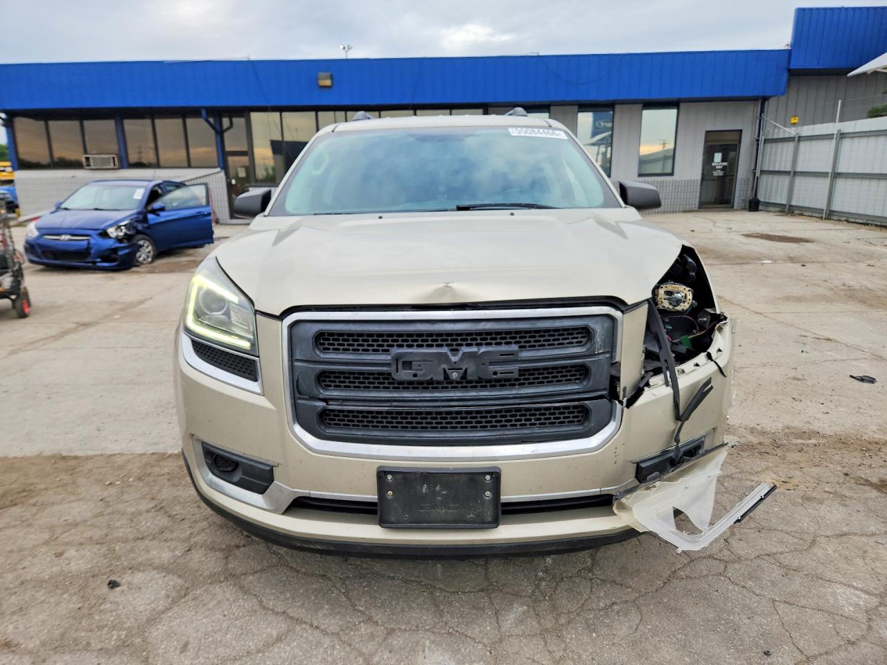 2014 Gmc Acadia Sle Кремовый vin: 1GKKRNED0EJ195885