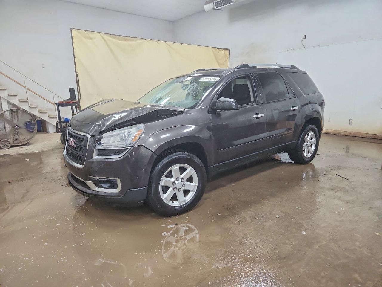 2014 Gmc Acadia Sle Gray vin: 1GKKRNED0EJ272240