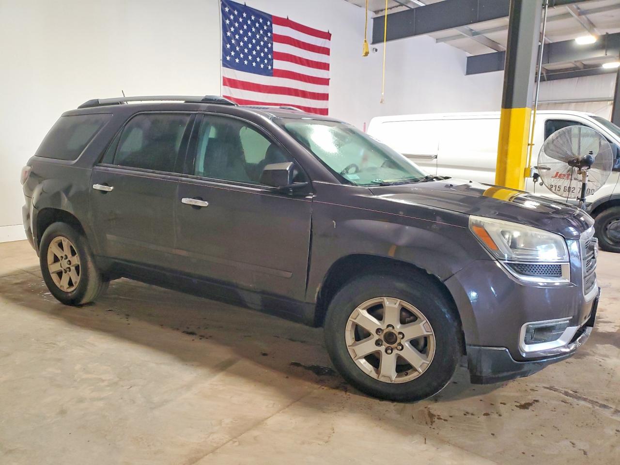 2014 Gmc Acadia Sle Gray vin: 1GKKRNED0EJ329357