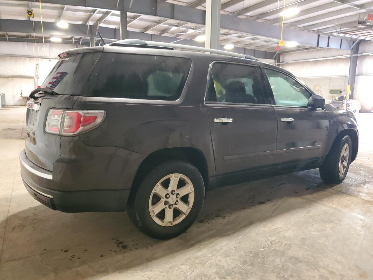 2014 Gmc Acadia Sle Gray vin: 1GKKRNED0EJ329357 Damage: Right Qtr Panel, Dent(S) W/ Paint Dmg, 7 To 8 Inches