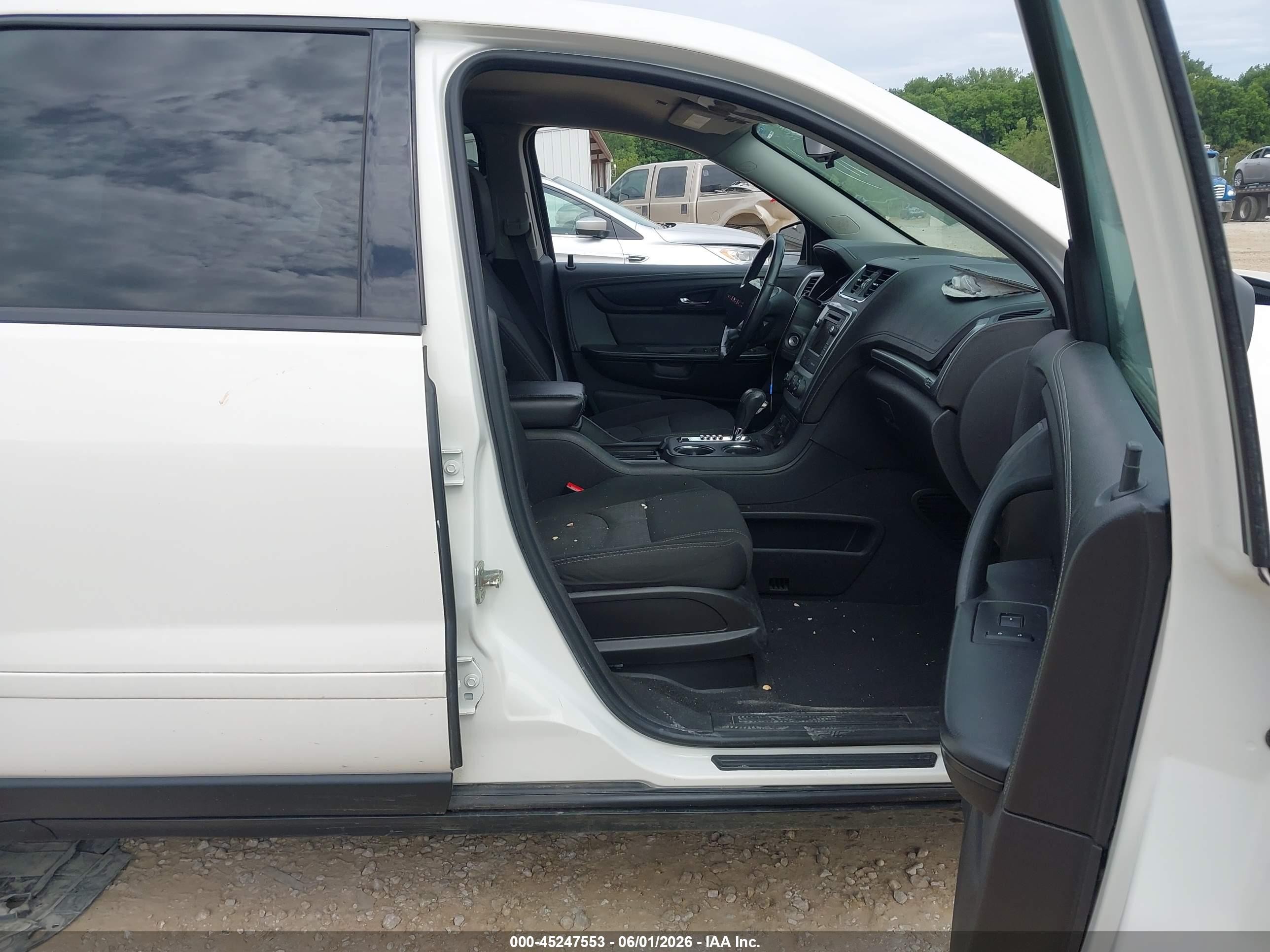 2015 Gmc Acadia Sle-1 White vin: 1GKKRNED0FJ129788