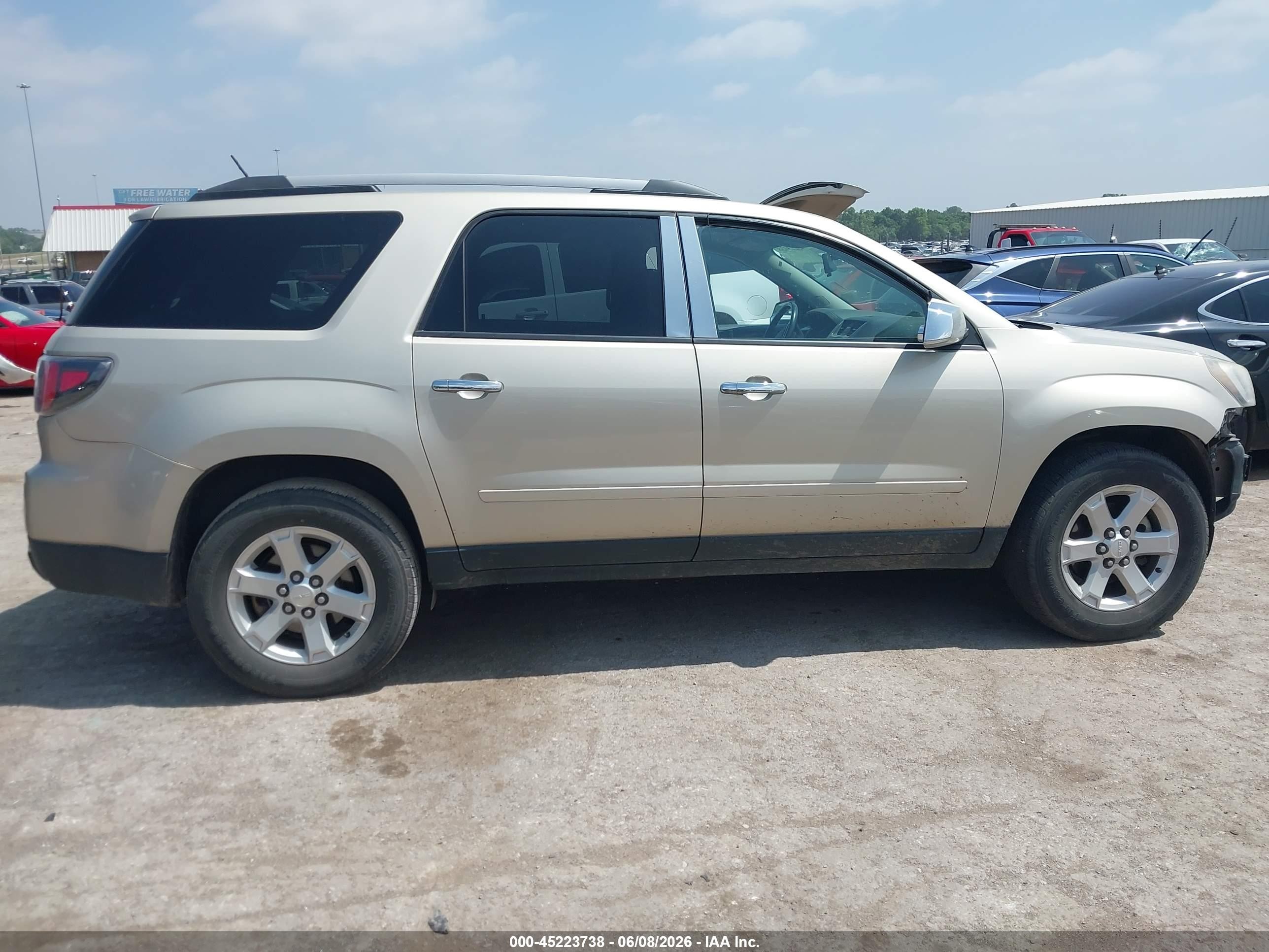 2015 Gmc Acadia Sle-1 Желто-коричневый vin: 1GKKRNED0FJ159017